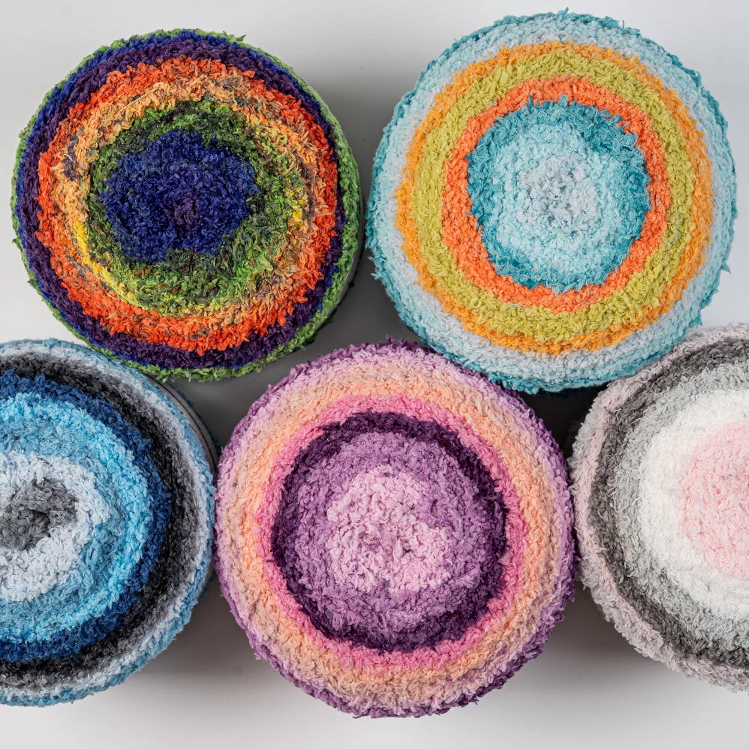 Crafted By Catherine Cupid's Pinwheel Yarn - 2 Pack, Pink Grey, Gauge 3 Light