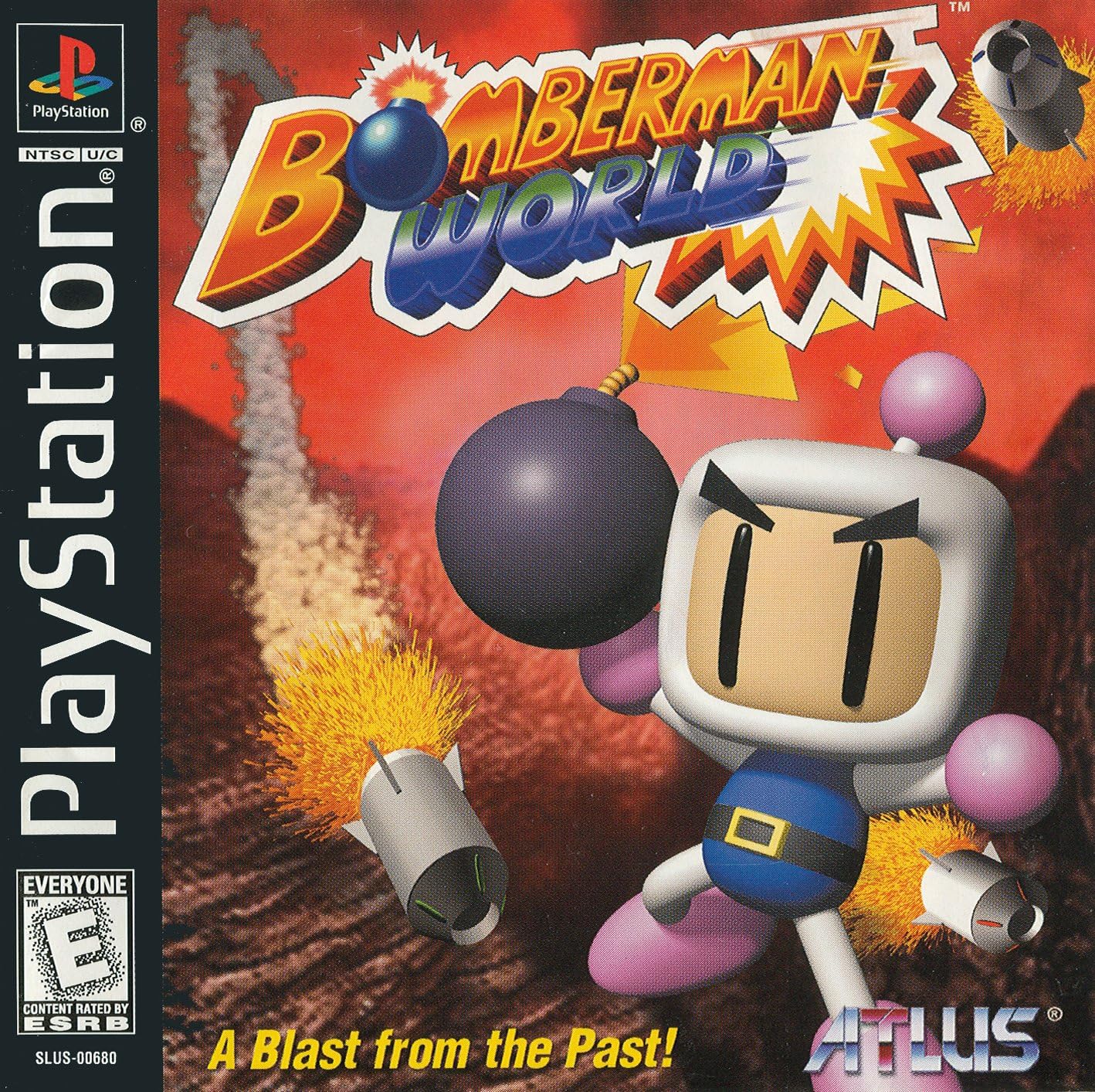 Bomberman World Sur PS1 (NTSC-J) – Complet, Jeu Japonais, Manuel Abîmé