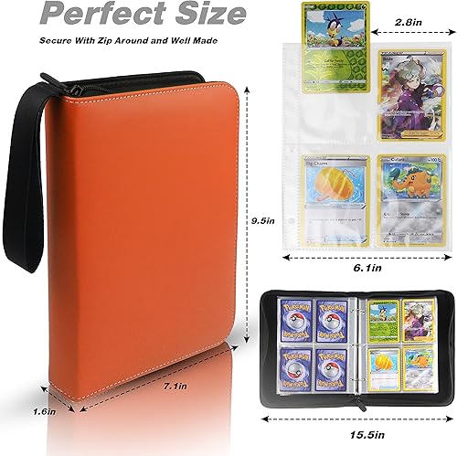 Vista 72 de Carpeta TONESPAC de 900 tarjetas de 9 bolsillos compatible con tarjetas de fútbol, tarjetas deportivas, para tarjetas intercambiables, funda