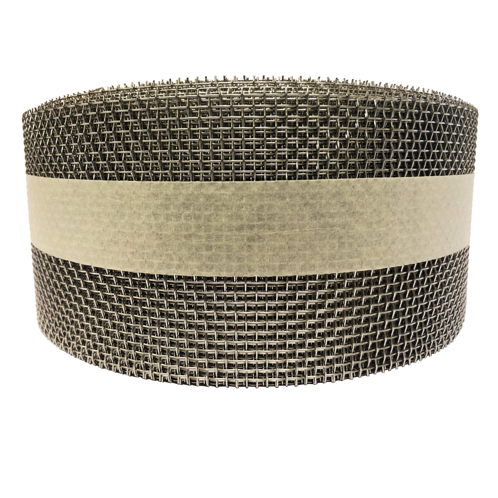10 Metre Heavy Duty 2mm Stainless Wire Mesh Rolls | Rat, Mouse, Rodent Mesh (10 Metre x 75mm Roll)