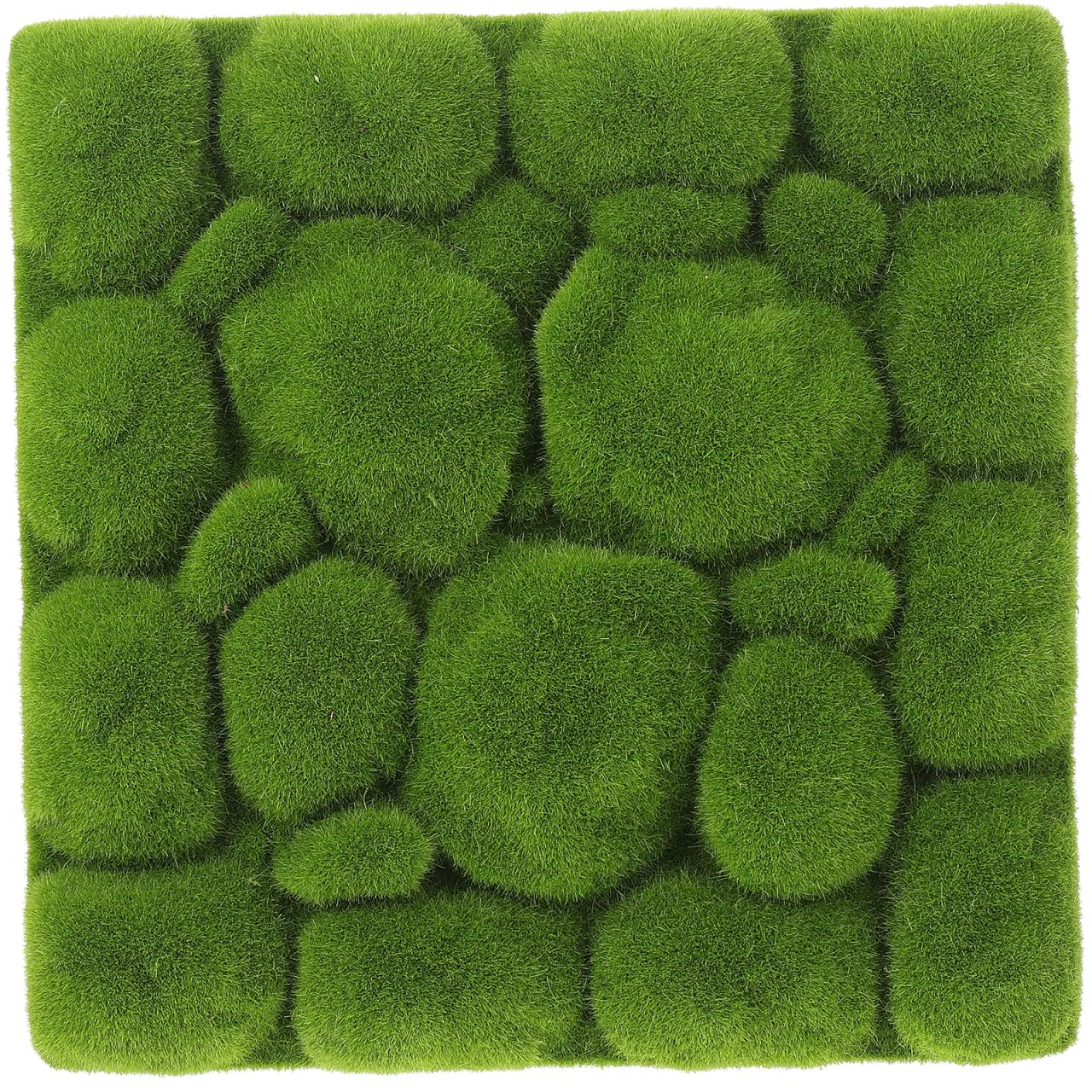 Artibetter 3 Pezzi Pannello Muschio Artificiale 30x30cm, Simulazione Muschio Verde Per Decorazione Parete, Sfondo Muro, Giardino E Casa