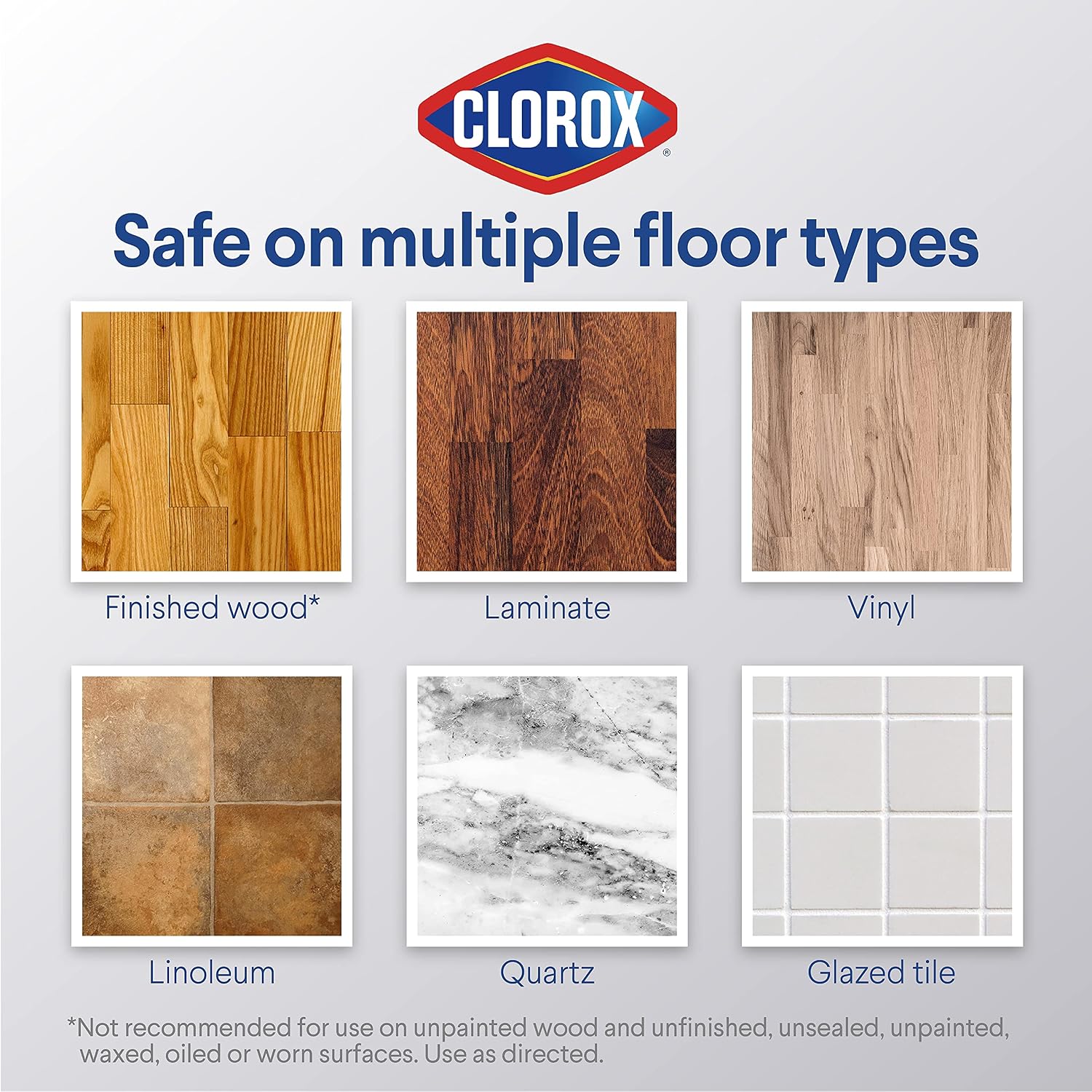 Clorox Disinfecting Wet Mopping Cloths, Rain Clean, 24 Wet Refills (Package May Vary)