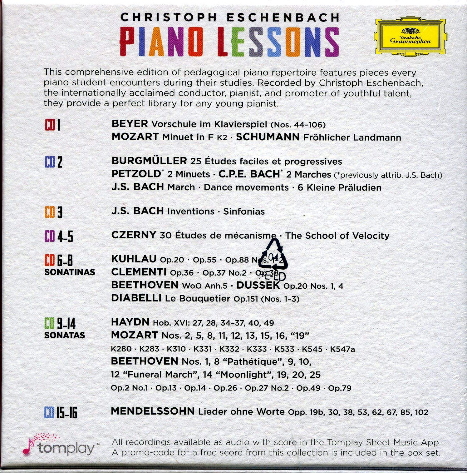 Piano Lessons – Sammlung für Klavierschüler (Ltd. Edt.)