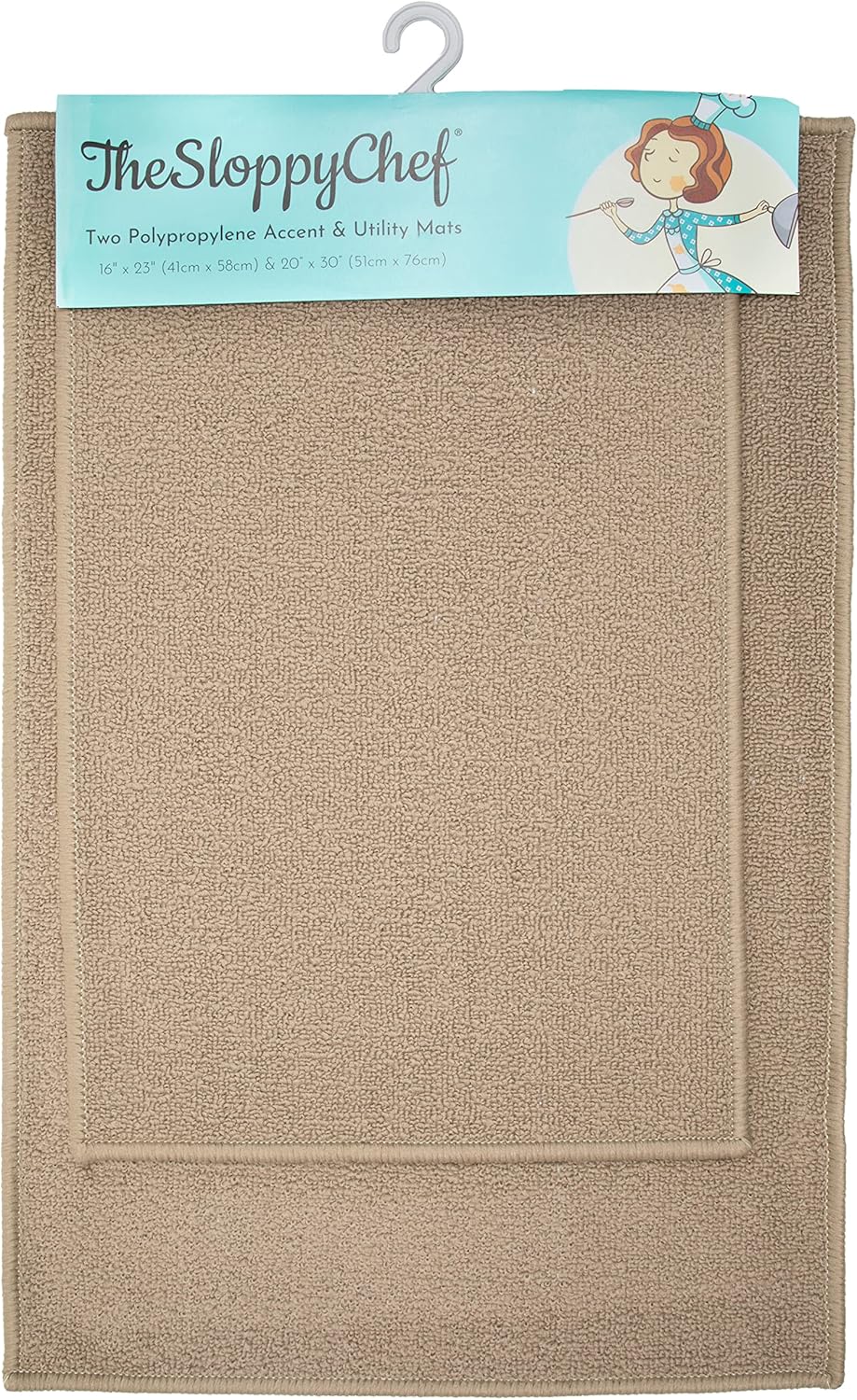 Arkwright SC Jakarta Area Runner Rug Mat - Non Skid Latex Backing Floor Rugs for Home, Kitchen, Outdoor (20x60 in, Silver)