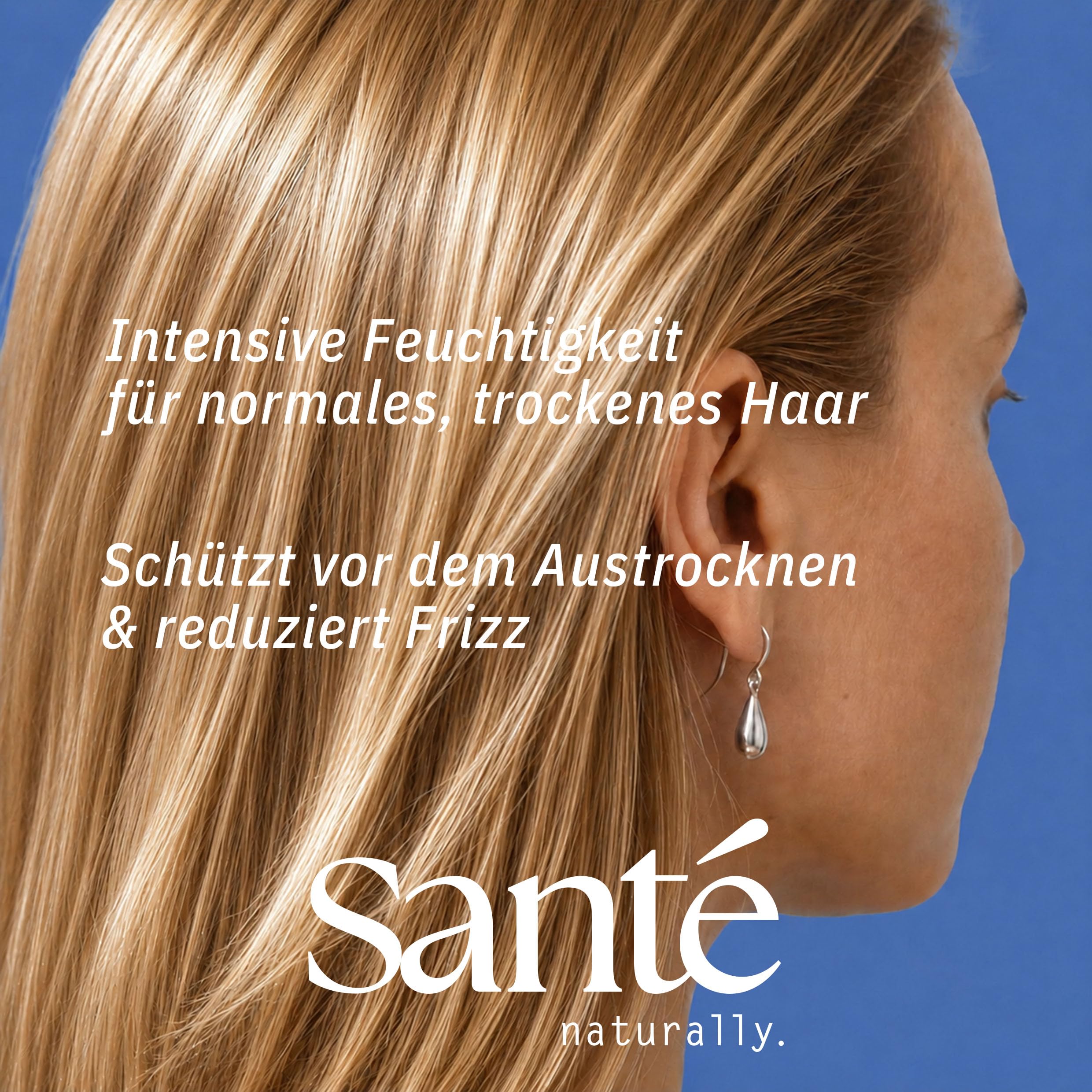 Sante Naturkosmetik Intense Hydration Aloe Vera + Ekstrakt Z Mango Szampon, Przezroczysty, 250 ml
