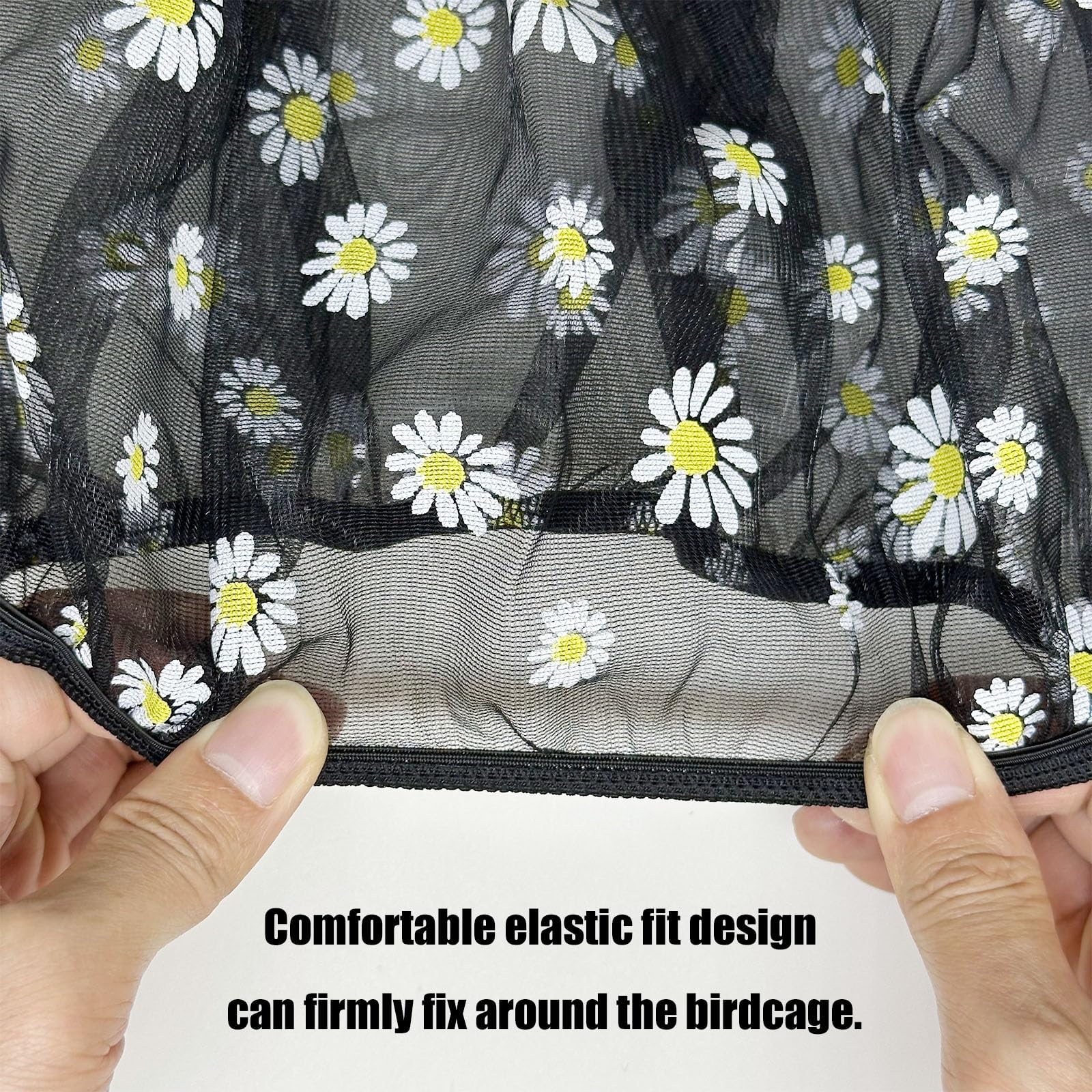Copertura per Gabbia per Uccelli, Coperture Universali per Gabbie per Uccelli, Morbidarete in Nylon Traspirante, Protezione per Pappagalli (3XL)