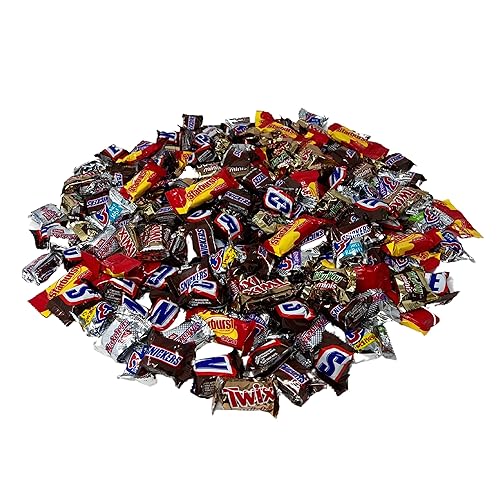 Surtido especial de chocolate y dulces de frutas masticables de 4 libras, Snickers, Twix, 3 mosqueteros, Vía Láctea y Starburst, mezcla a granel de