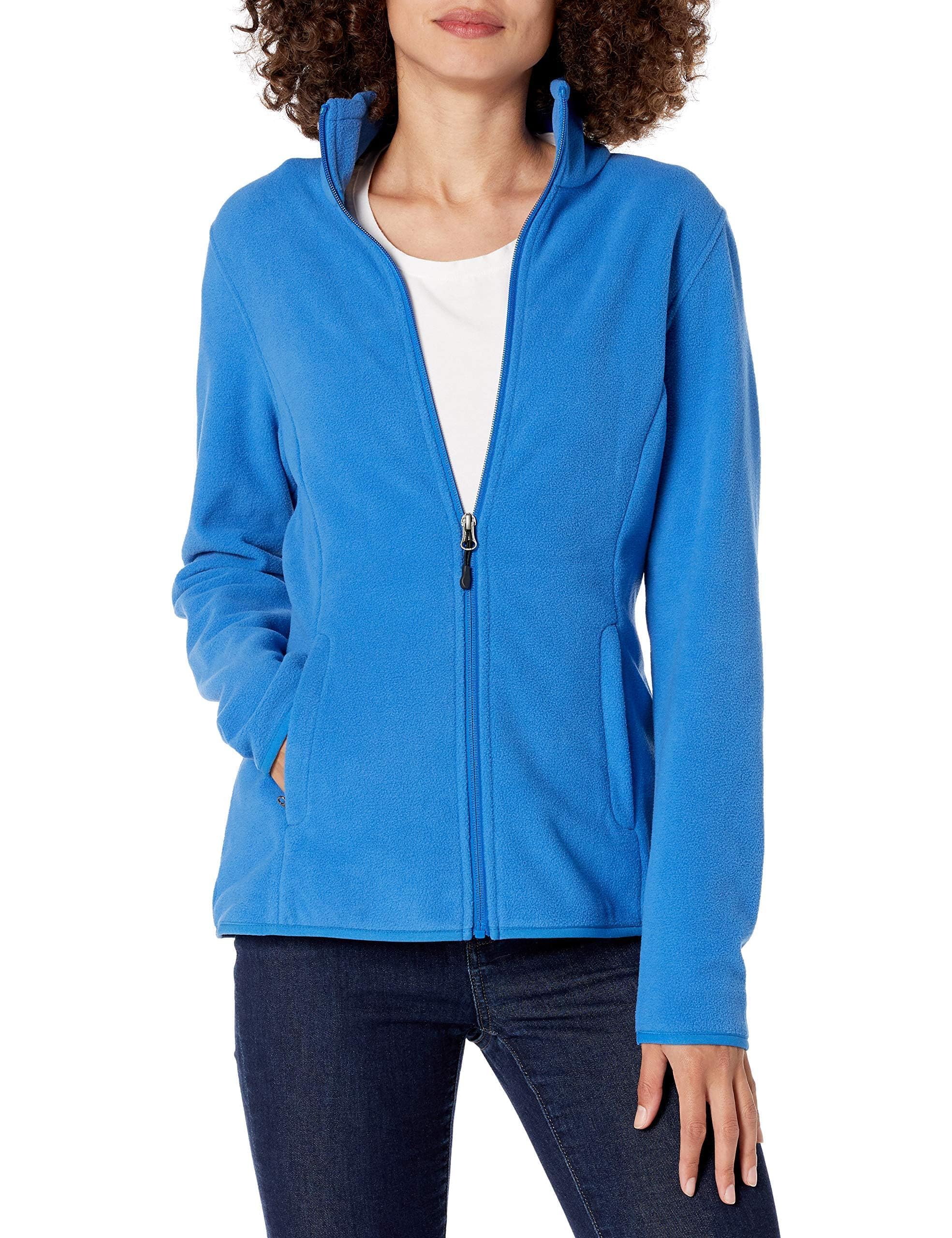 Amazon Essentials Women's Classic-Fit Full-Zip Polar Soft Fleece Jacket, Outerwear Coat with Cuffs (Available in Plus Size)