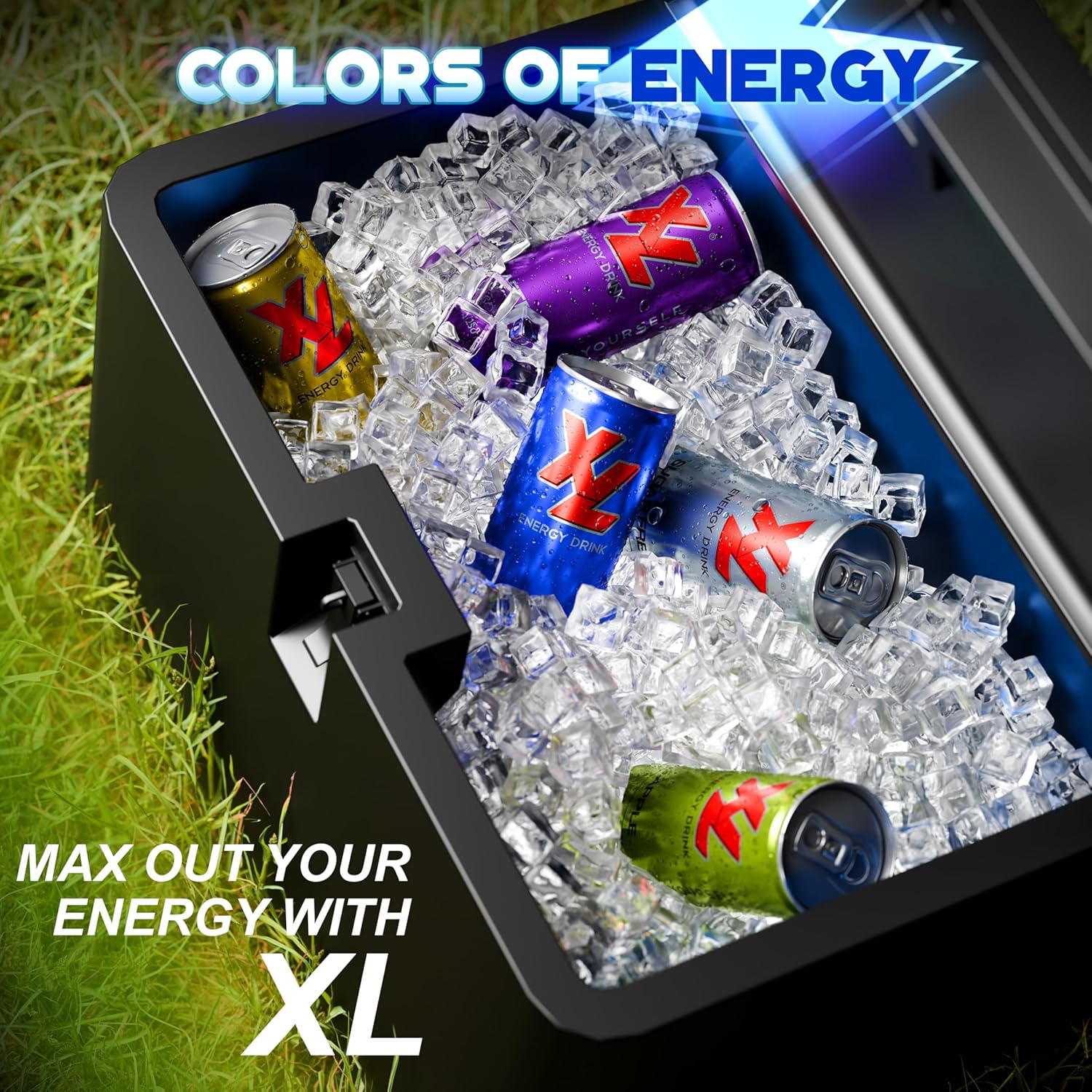 XL Energy Drinks 24 Pack - Energy Drinks with 80mg Caffeine plus Taurine & B Vitamins - Improved Performance with 24 Pack Energy Drinks - Clean and Healthy Energy Drink - XL Classic Flavor Sports Drinks & Beverages - Image 5