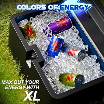 XL Energy Drink 24 Pack Classic Flavor - 80mg Caffeine &1000mg Taurine Energy Drinks with B Vitamins Refreshing Energy Beverage for Energy Boost, Focus, Performance & Endurance 24 Pack Energy Drinks