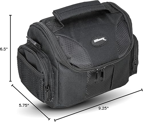 Miniatura 7 de Ultimaxx Funda de transporte medianabolsa para dispositivos Sony, Nikon, Canon, Olympus, Pentax, Panasonic, Samsung y muchas más cámaras SLR y