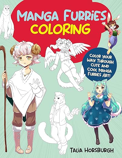 MANGA FURRIES COLORING