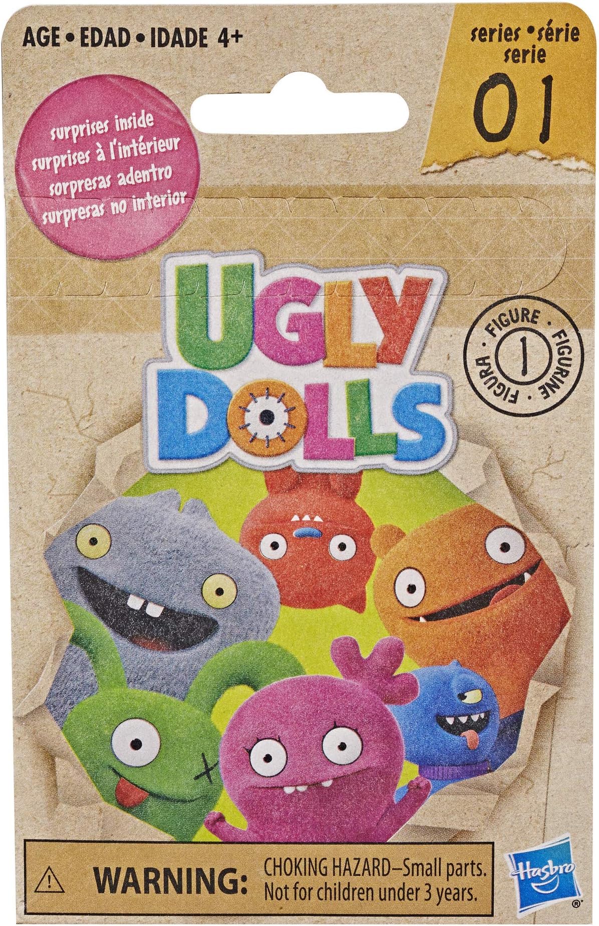 Hasbro Toys Uglydolls Lotsa Ugly Mini Figures Series 1, 4 Accessories