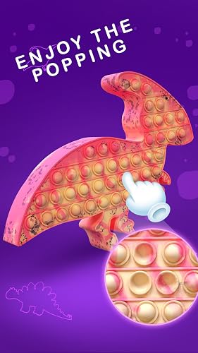Pop It Dinosaur Fidget Toys calming satisfying and anxiety relief push pop bubble fidget toys – vue 3