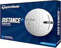 Taylor Made Bolas de golfe Distance+ 2021, brancas
