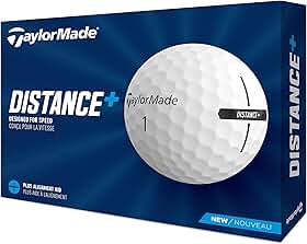 Taylor Made Bolas de golfe Distance+ 2021, brancas
