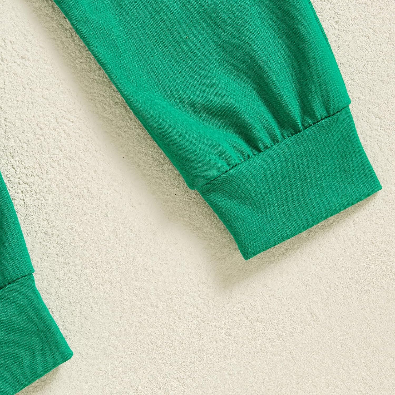 Kupretty Toddler Baby Boy Girl St Patricks Day Outfit Irish Shamrocks Clothes Embroidery Long Sleeve Sweatshirt + Pants Set - Image 5