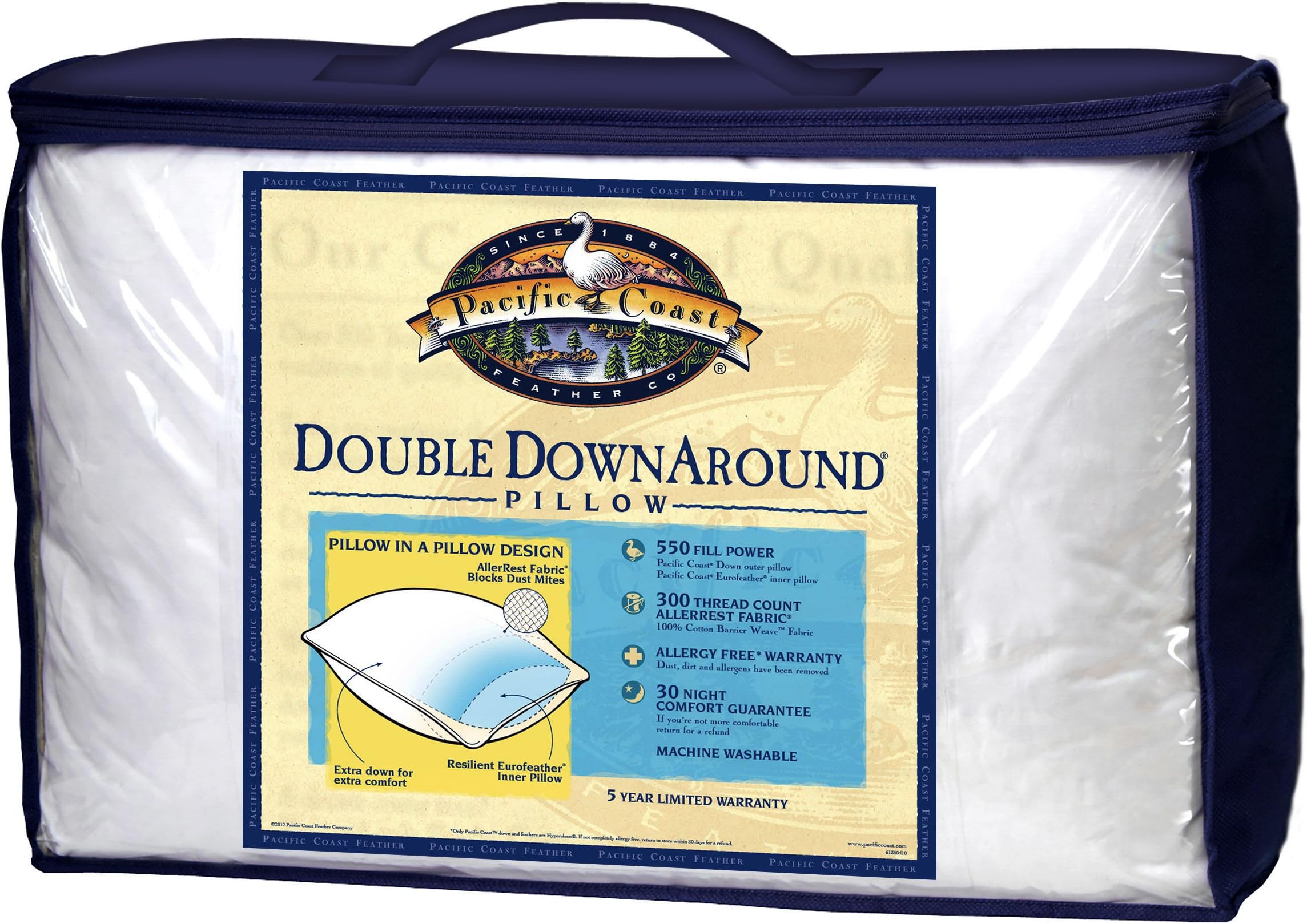 Double Down Around Pillow - Standard