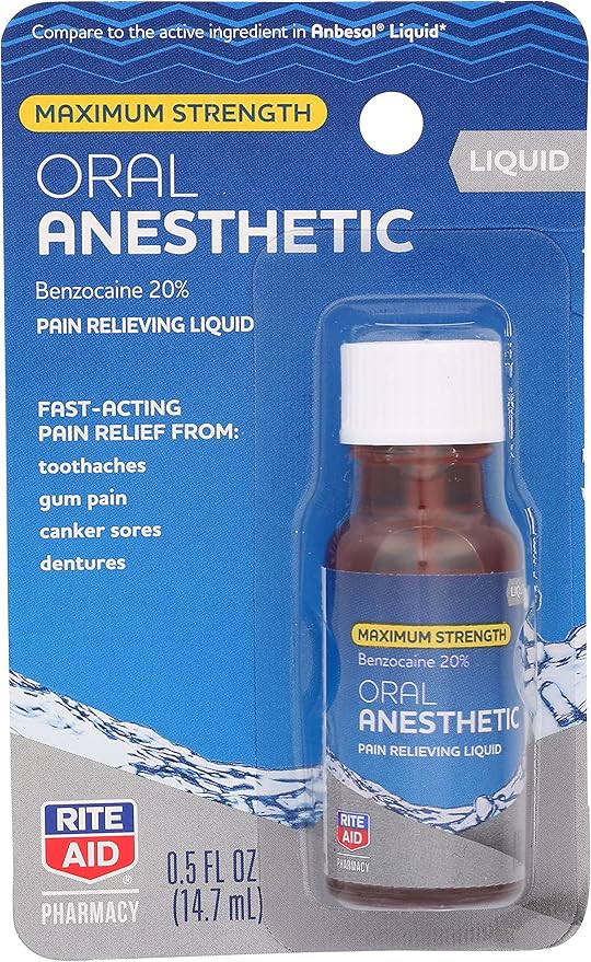 Rite Aid Maximum Strength Liquid Anesthetic Oral Pain