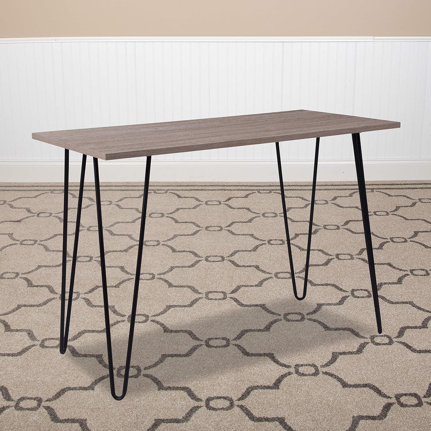 Amazon｜Flash Furniture Oak Park Collection Driftwood Wood Grain Finish