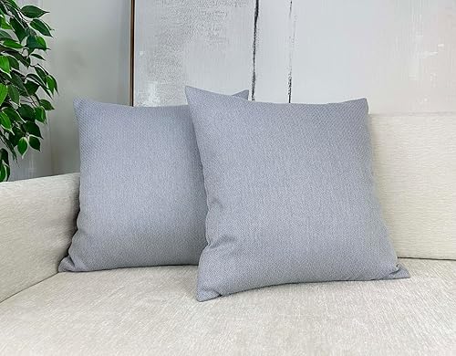 Miniatura 7 de Aiking - 2 fundas de almohada lumbares decorativas de 14 x 26 pulgadas, 100 % poliéster, cierre de cremallera, verde azulado