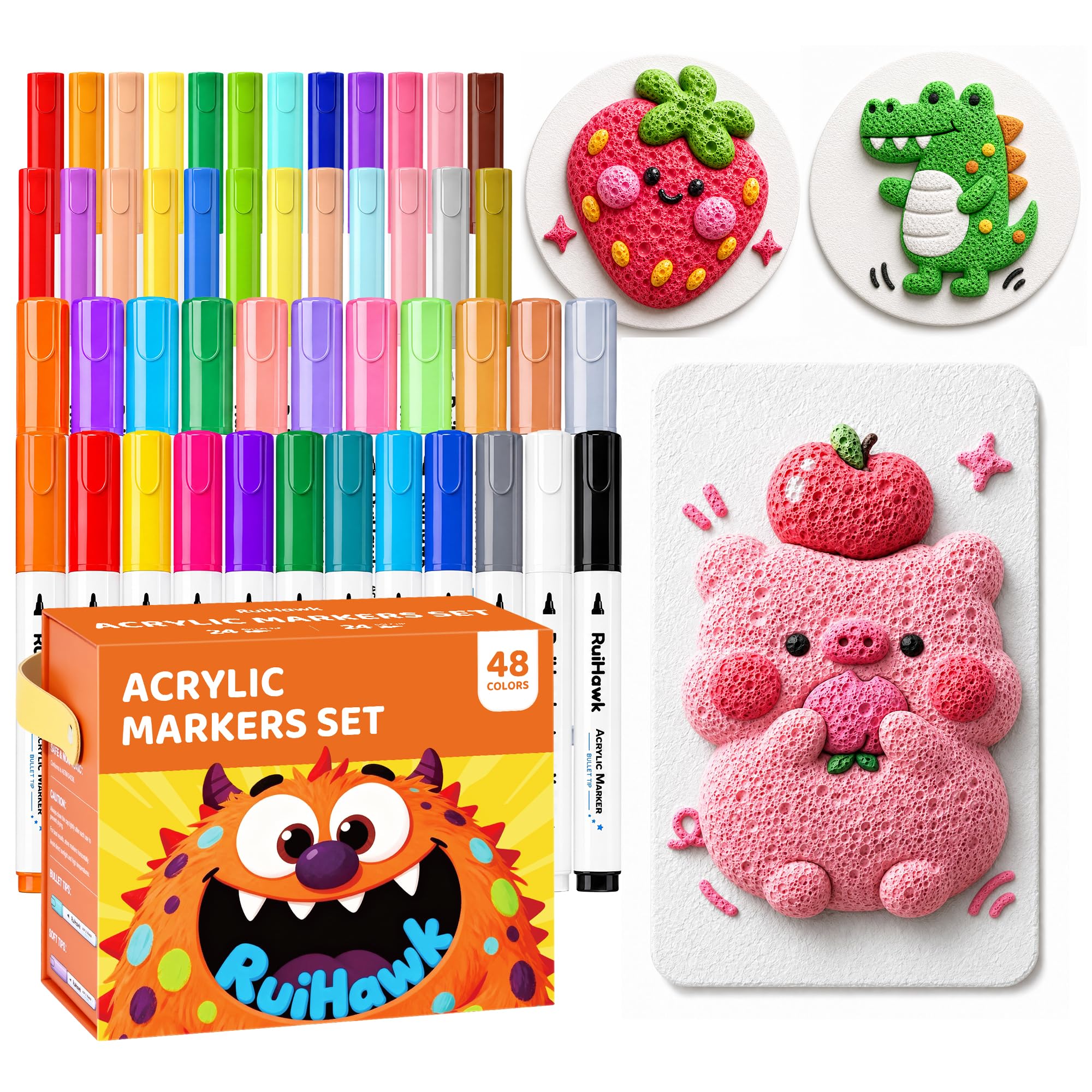 RuiHawk Kit Pittura 3D Puffy Paint — immagine 5 di 16