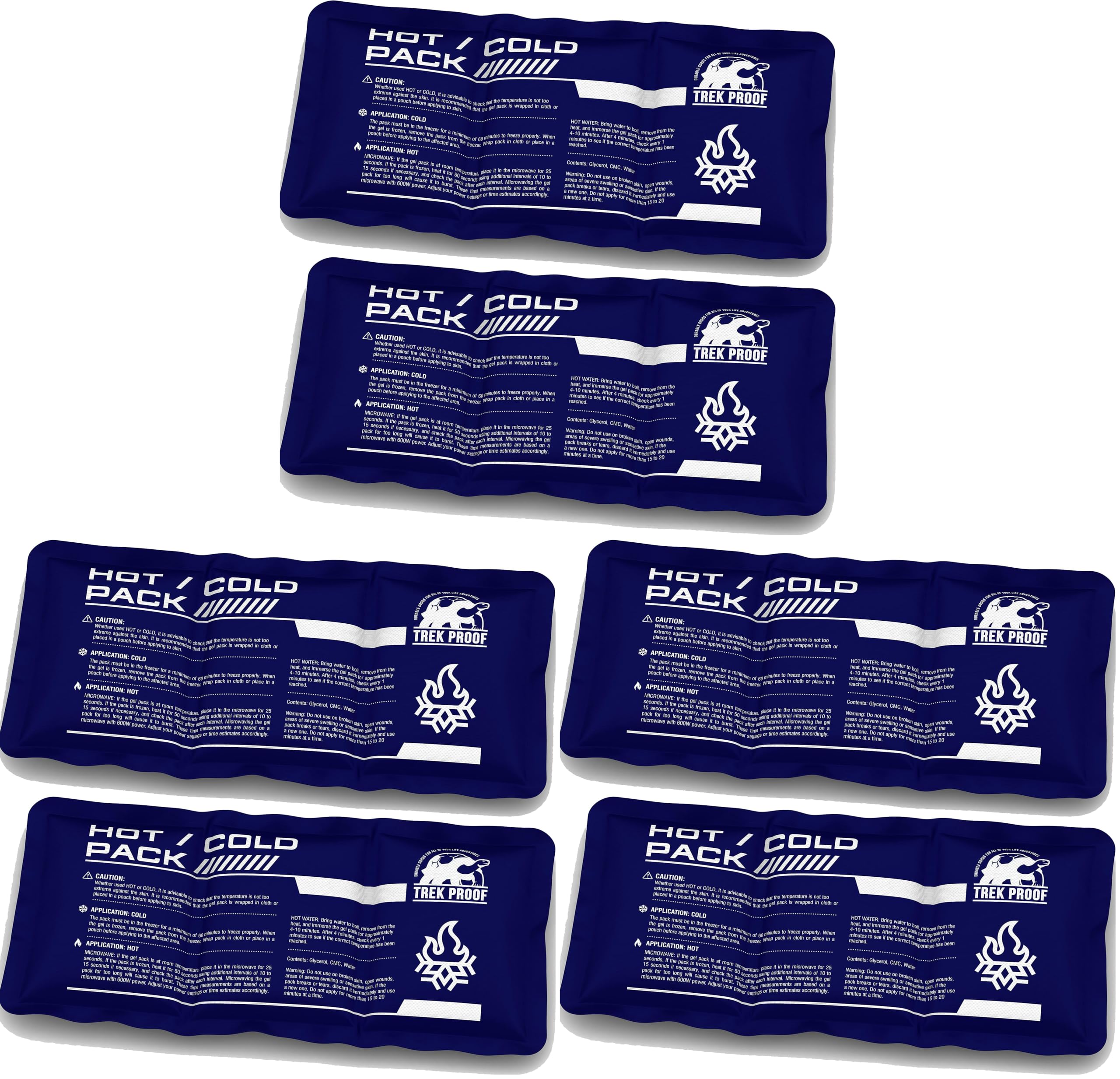 Flexible Ice Packs for Pain Relief - Reusable & Bendable -7