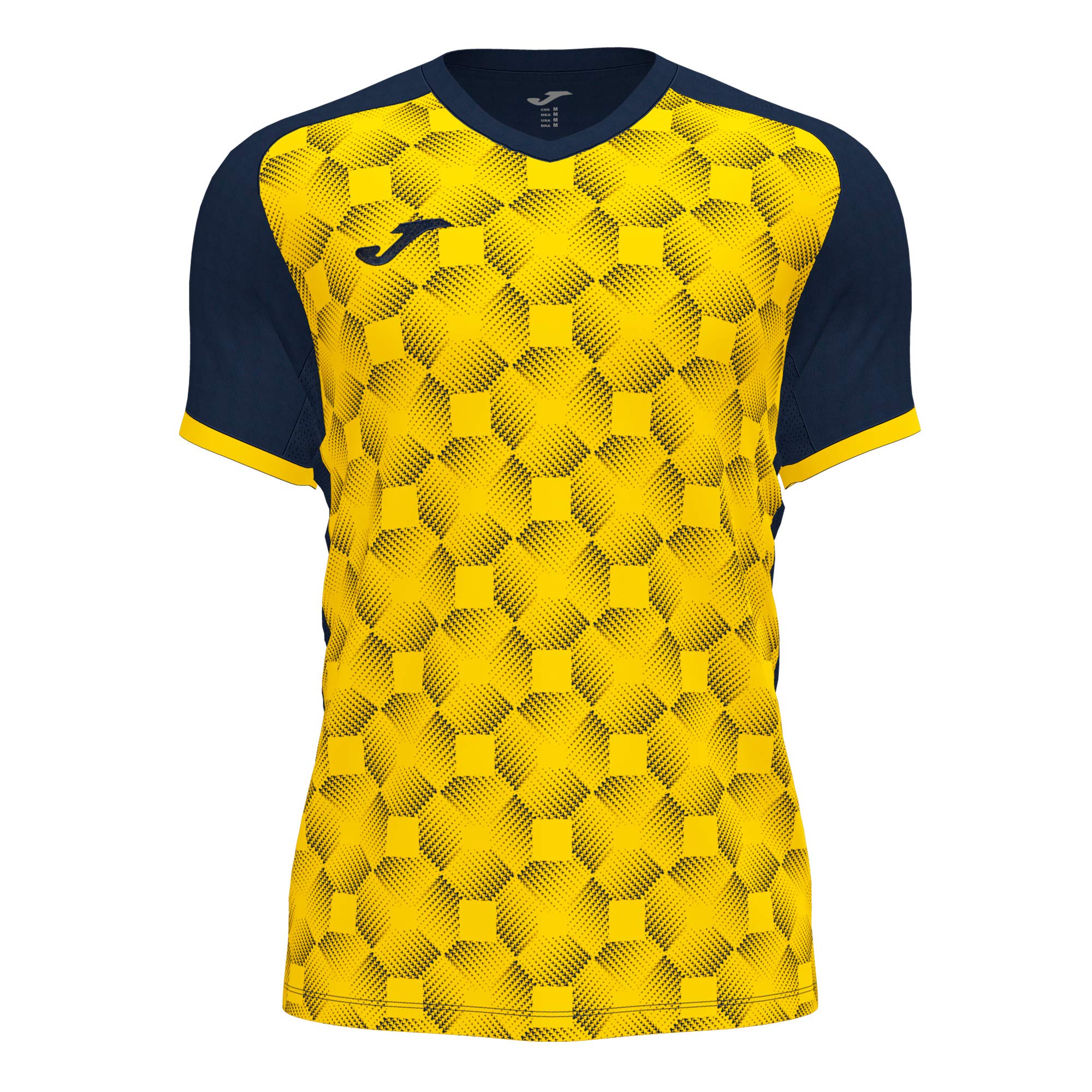 Joma Supernova III T-Shirt Men Navy-Yellow