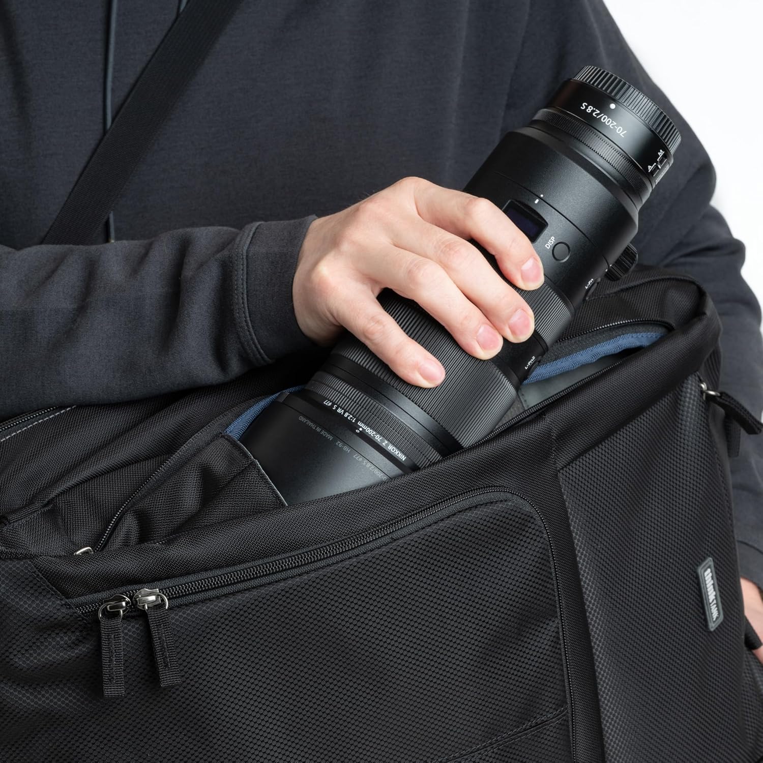 Think Tank Shape Shifter 25L Camera Backpack, Expandable/Compressible, 25 Liters, Multiple Camera Storage, for Traveling Photographers and Photojournalists (Black)