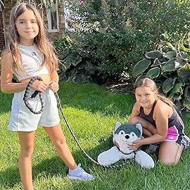 MaoGoLan 28 Giant Husky Dog Stuffed Animals,Soft and Cuddly Lifelike Husky Puppy Plush Toys, Warm Companionship Stuffed Dog Gift for Puppy Lover,Kids,Children