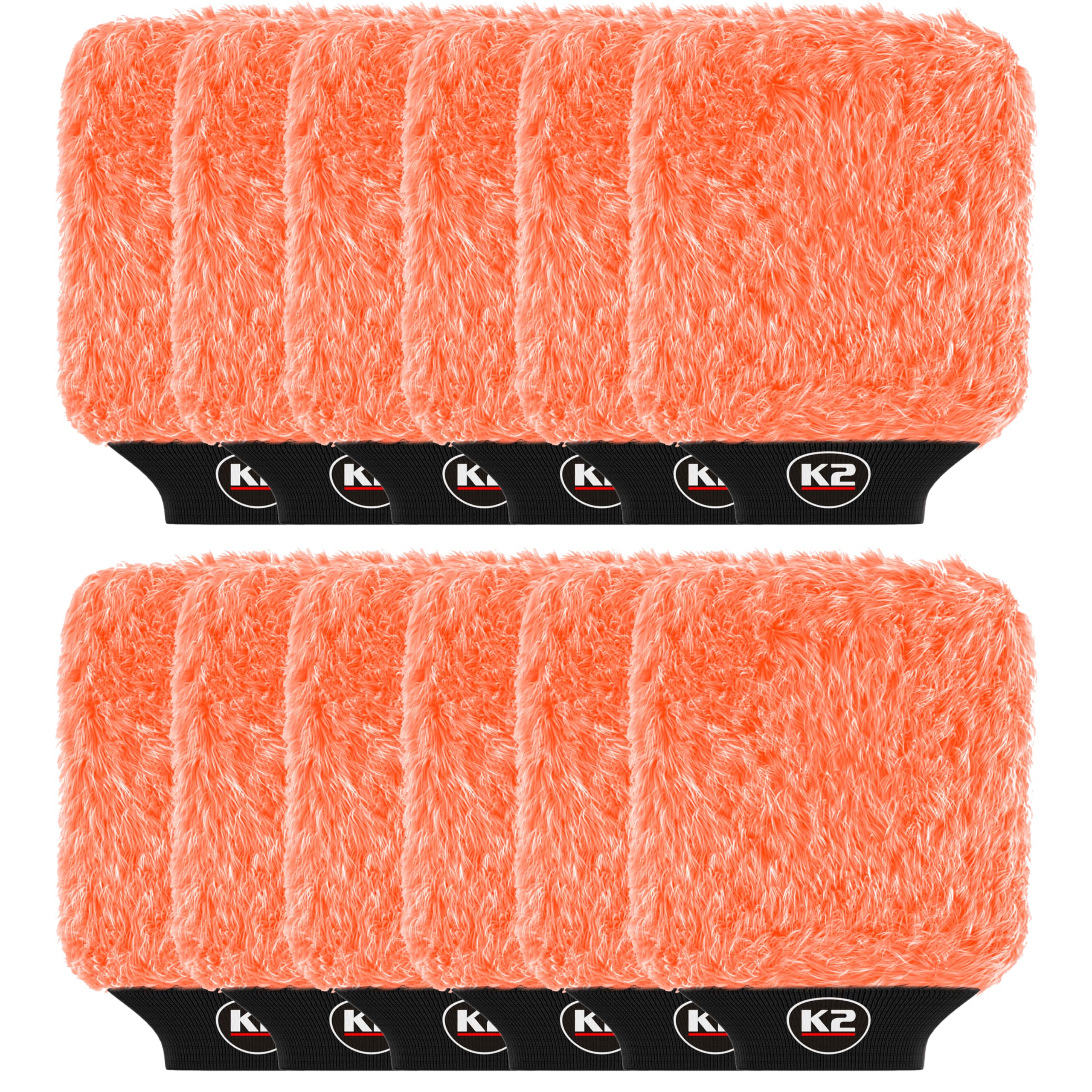K2 Guante de Microfibra para Lavado de Coches – Limpieza Suave y Sin Rayones – Alta Absorción y Comodidad – Reutilizable y Lavable (12)
