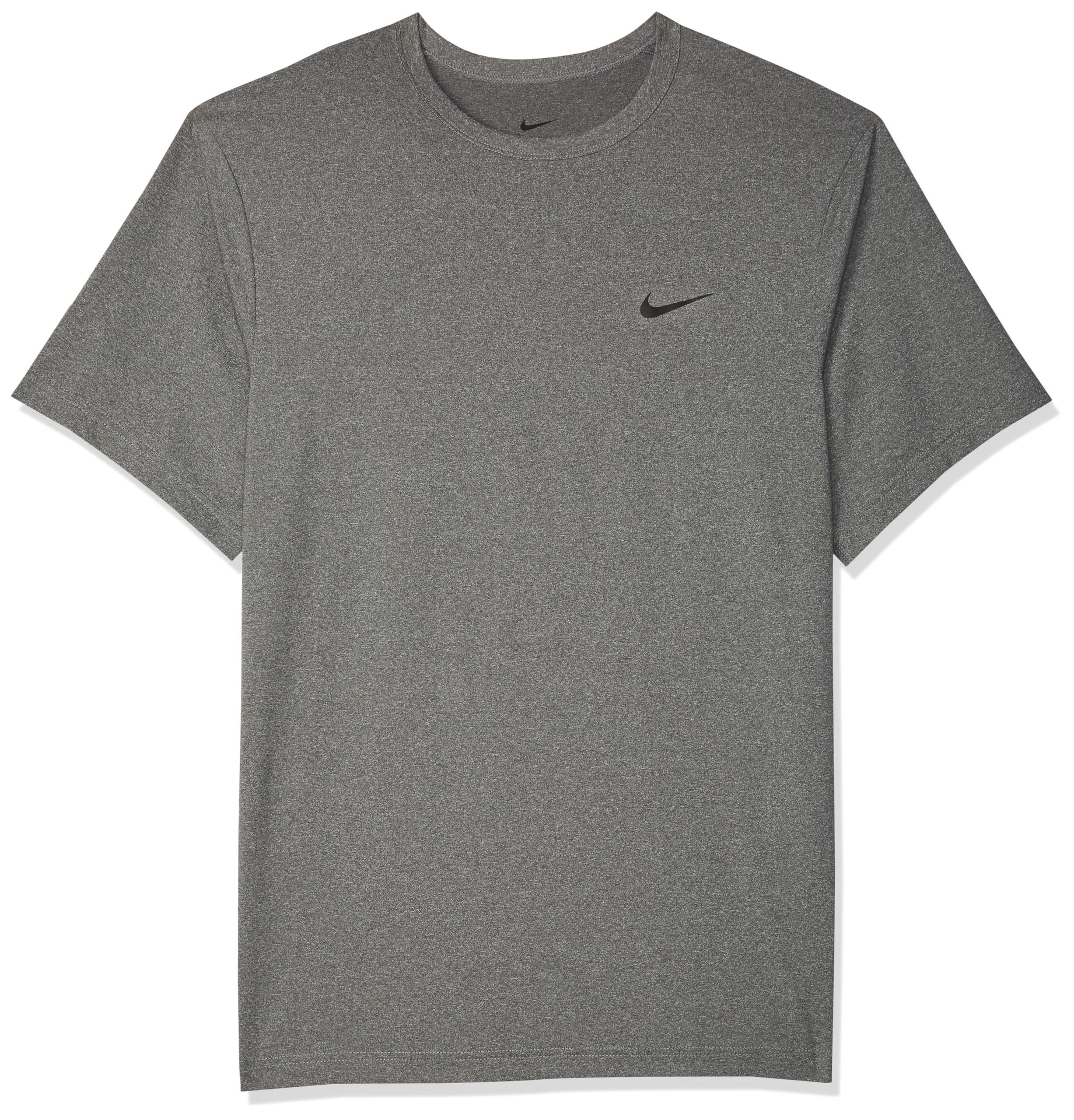 NIKE Men's M NK DF UV HYVERSE SS T-Shirt, Obsidian/HTR/Black, XL