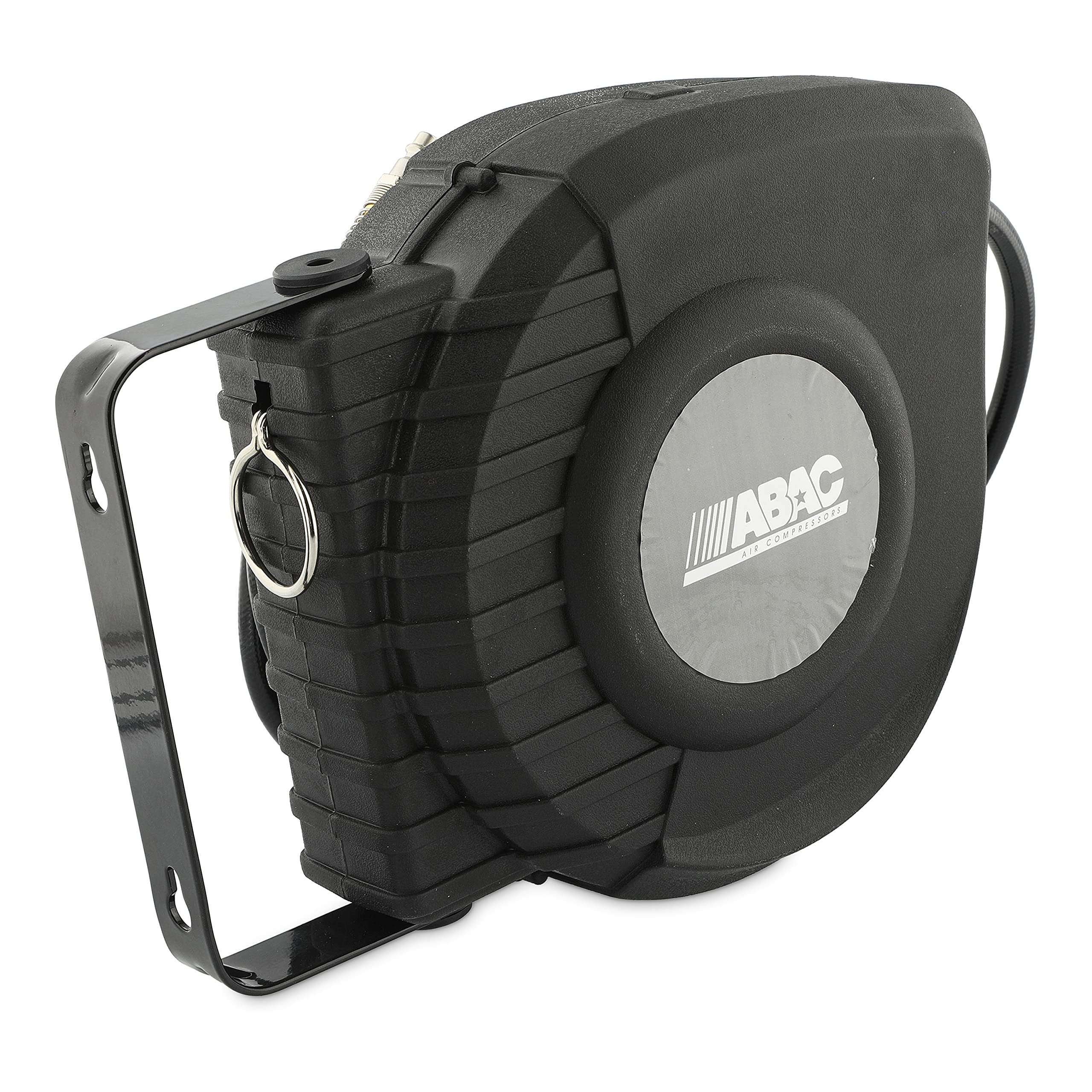 ABAC Carrete automático para Manguera - 9 metros G-8/12 - Carcasa giratoria a 180° - 2 tornillos de montaje