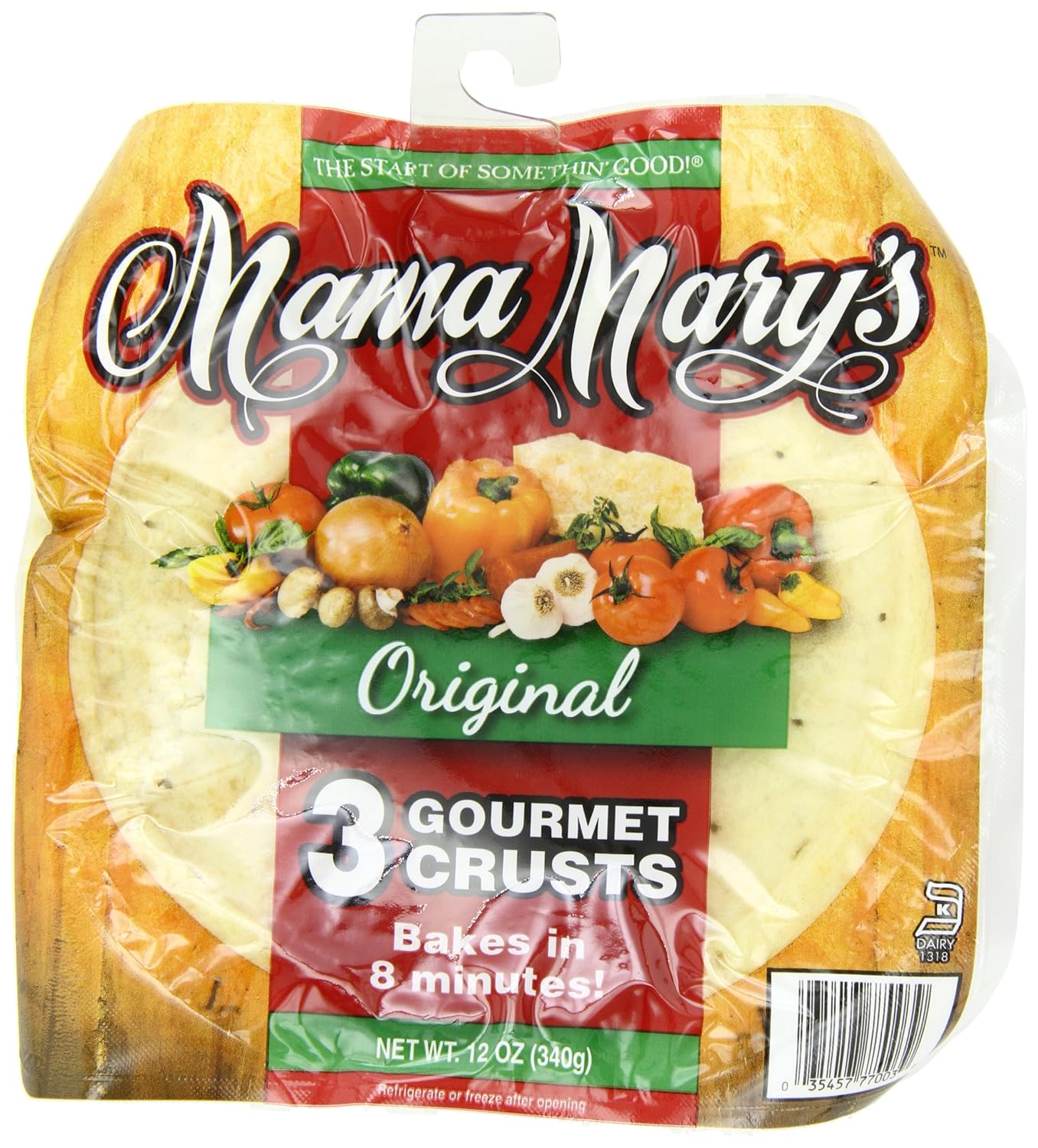 Mama Mary S 7 Pizza Crust Traditional 12 Ounce Amazon Com Grocery Gourmet Food
