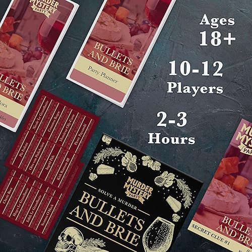 Miniatura 3 de Fiesta de Misterio de Asesinato, Balas y Brie, para Edades 18+
