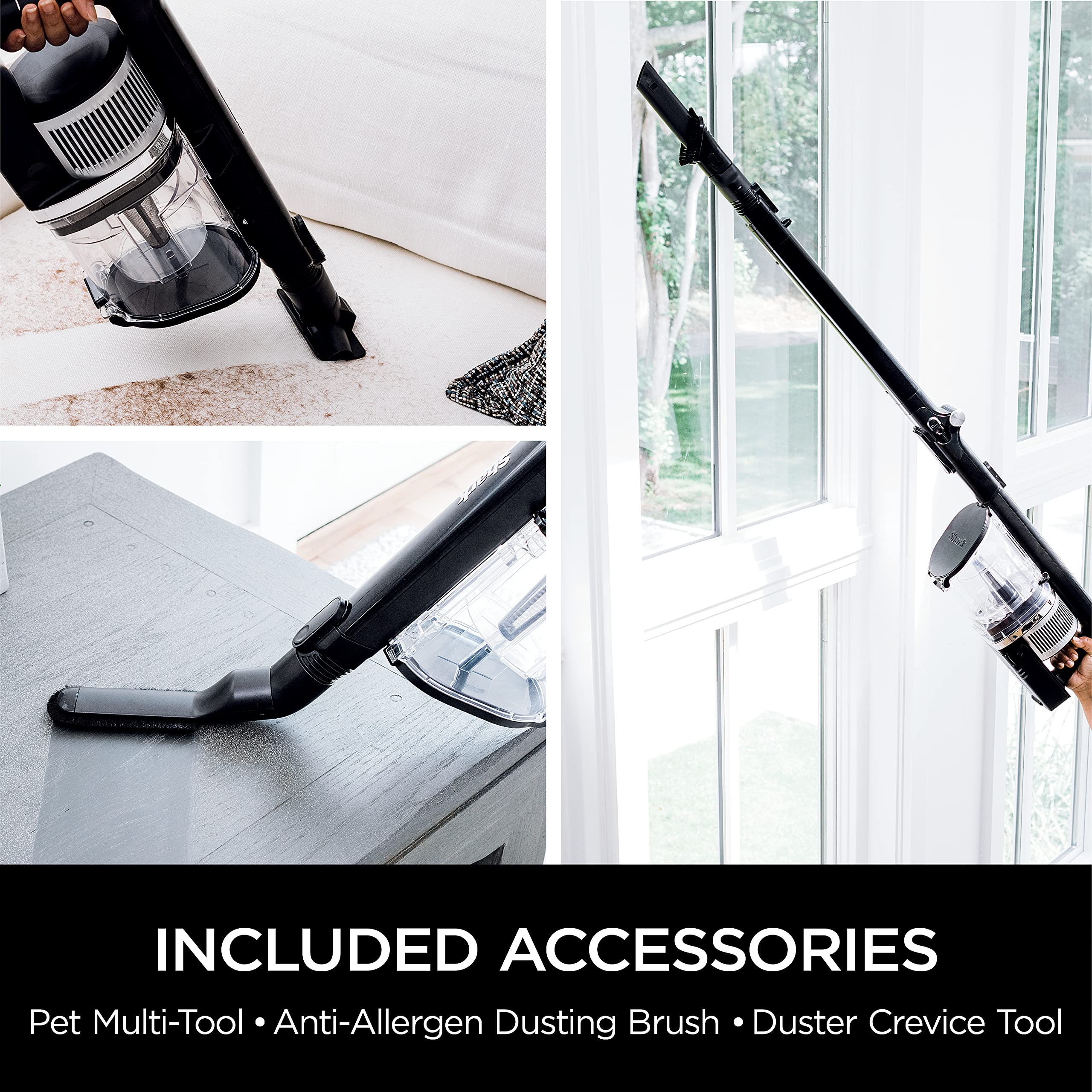 Shark IZ682H Vertex Pro Cordless Stick Vacuum with IQ Display, DuoClean