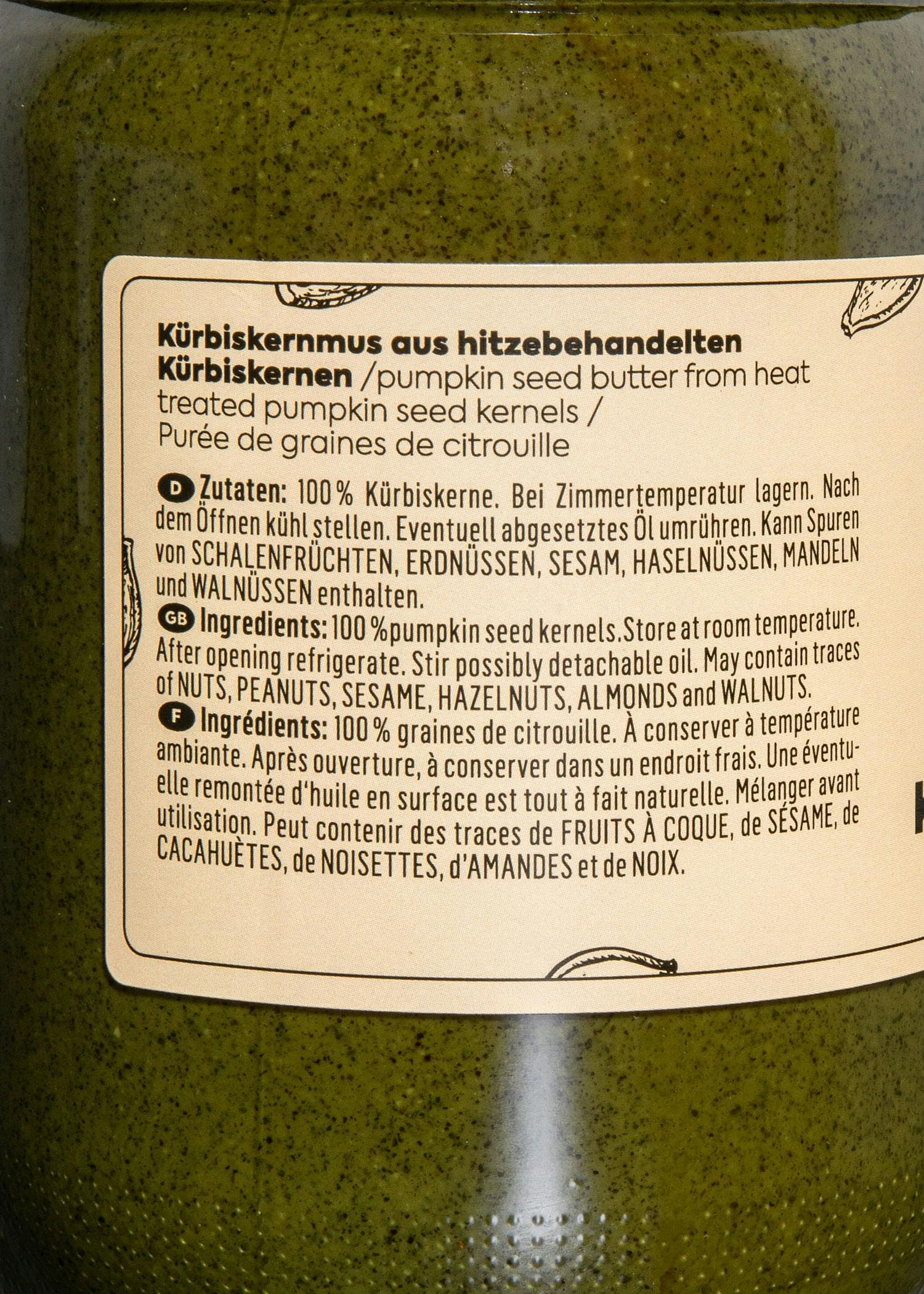 KoRo - Purée de graines de courge 500 g