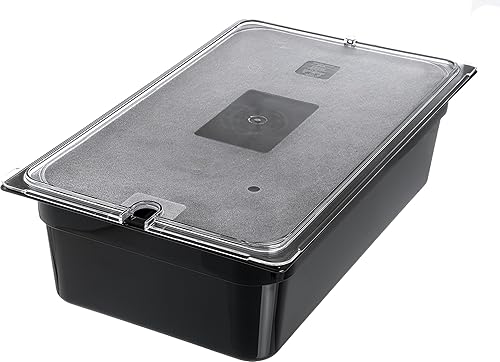 Miniatura 6 de Carlisle FoodService Products 10202B03 StorPlus - Sartén para alimentos de tamaño completo, policarbonato, 6 pulgadas de profundidad, color negro