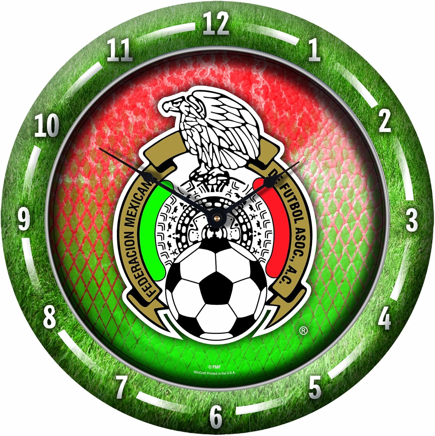 Mexico National Soccer Game Clock Sports Fan Alarm Clocks Sports & Outdoors
