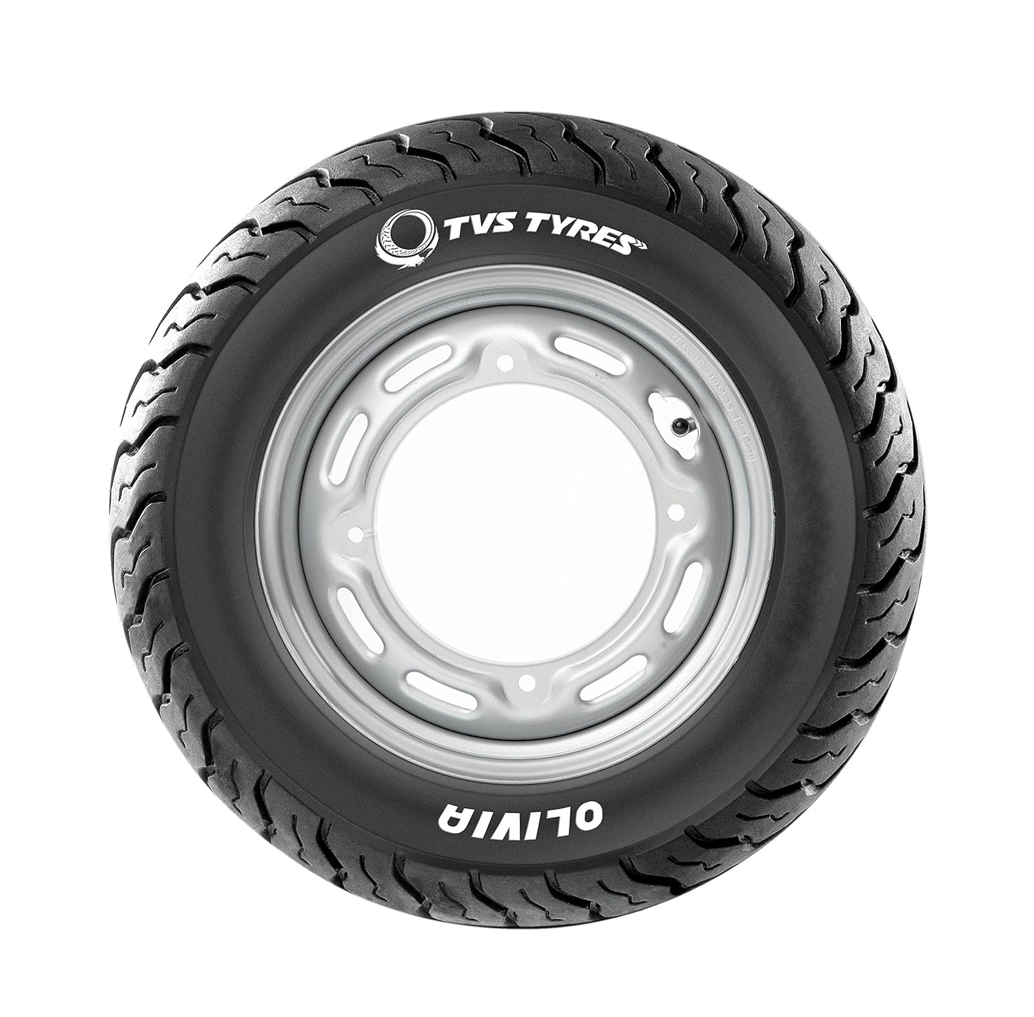 Tvs Tyres Olivia 90 90 10 50j Tubeless Scooter Tyre Rear Black Amazon In Car Motorbike