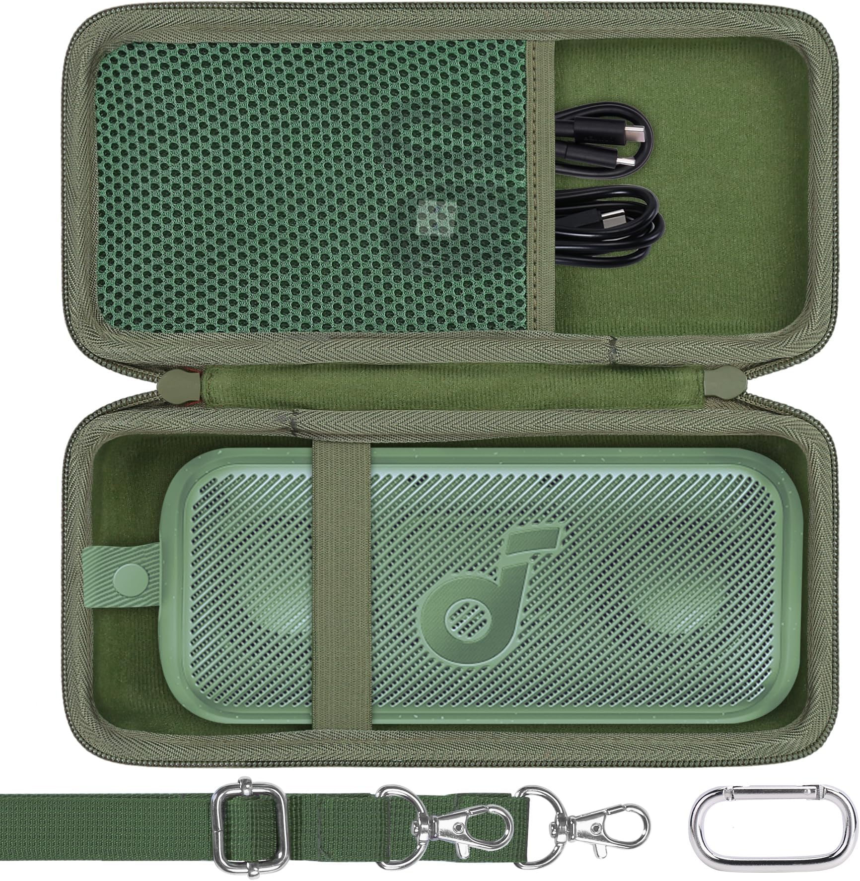 co2CREA Hard Case Compatible with Anker Soundcore Motion 300 Wireless Hi-Res Portable Speaker,Green Case