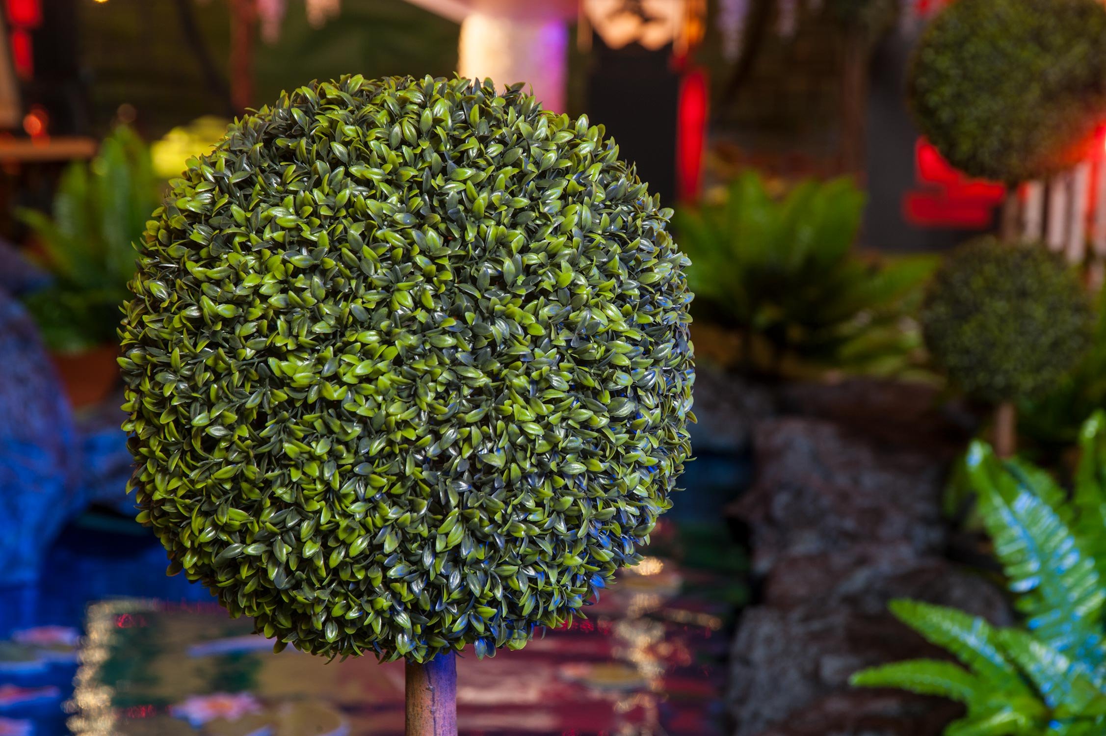 Anderson's Artificial Boxwood Double Topiary Tree 36 Inches Tall