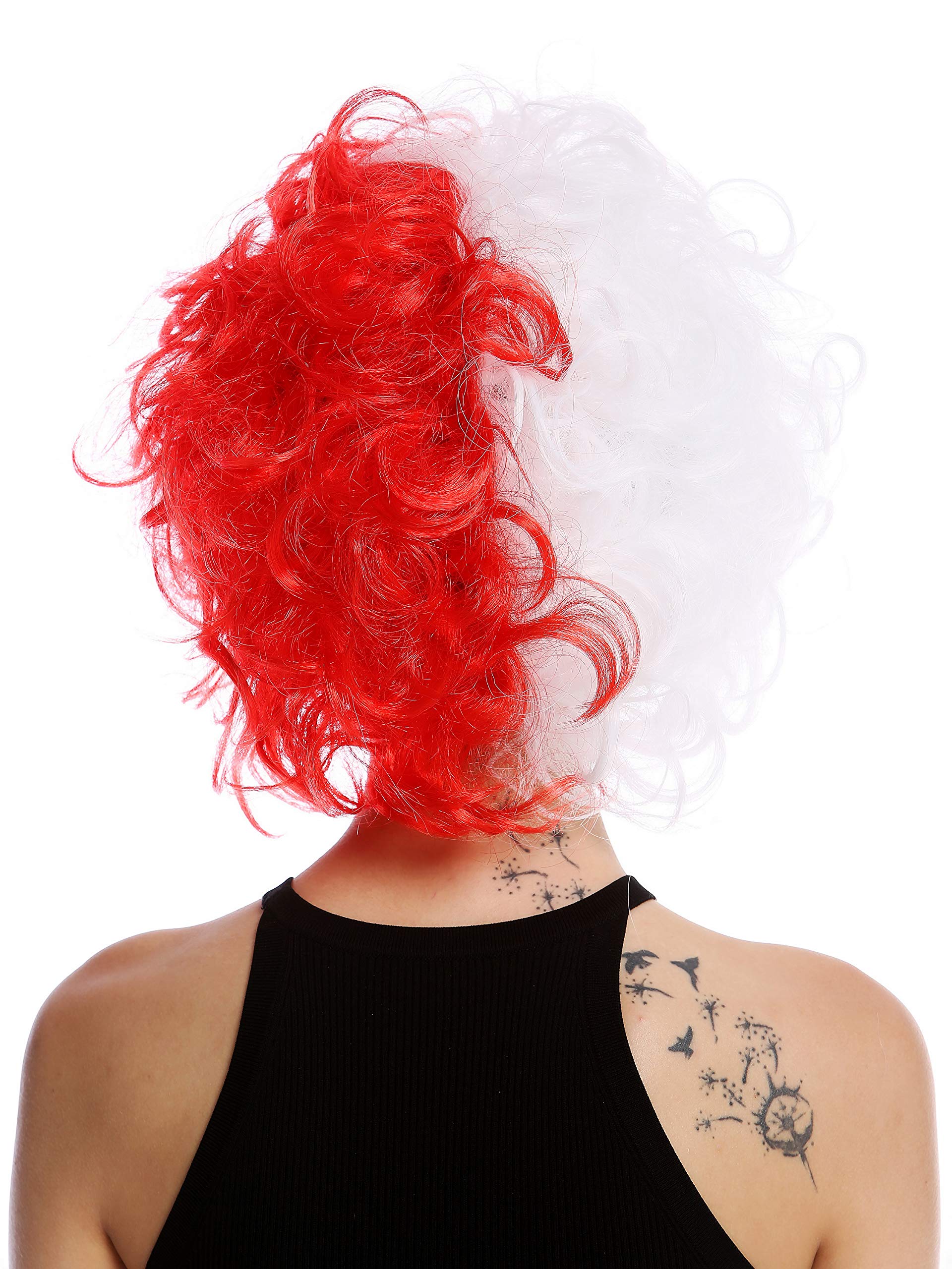 Peluca Afro Corta De Rizos Densos Rosa Para Carnaval Y Halloween | WIG ME UP, Redecilla Elástica Hasta 60 Cm De Contorno