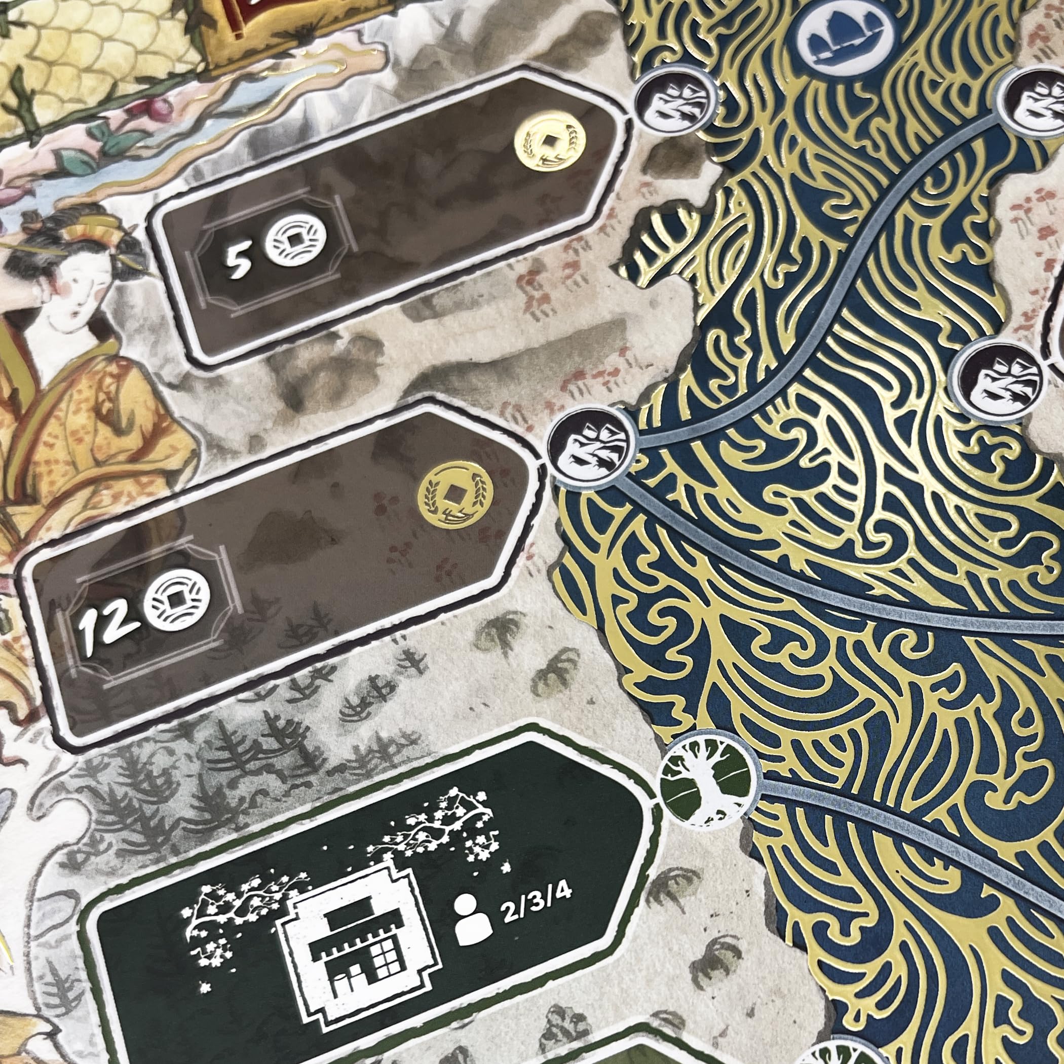 Asmodee il Fiume d'Oro, Gioco da Tavolo Strategico, Gestione di Risorse, 2-4 Giocatori, dai 14 Anni un su, 90 min, Versione Italiana