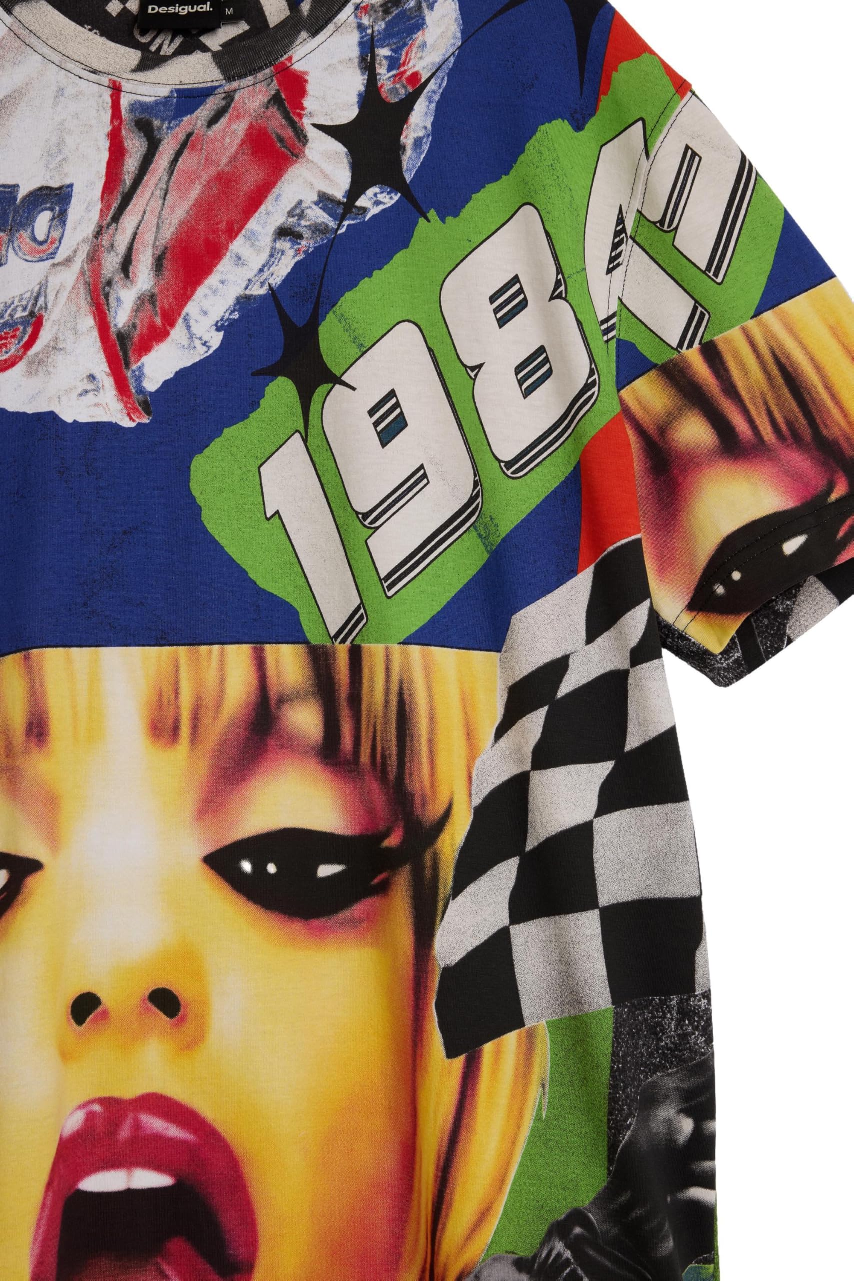 Desigual TS_Full Print T-Shirt Uomo (Pacco da 1)