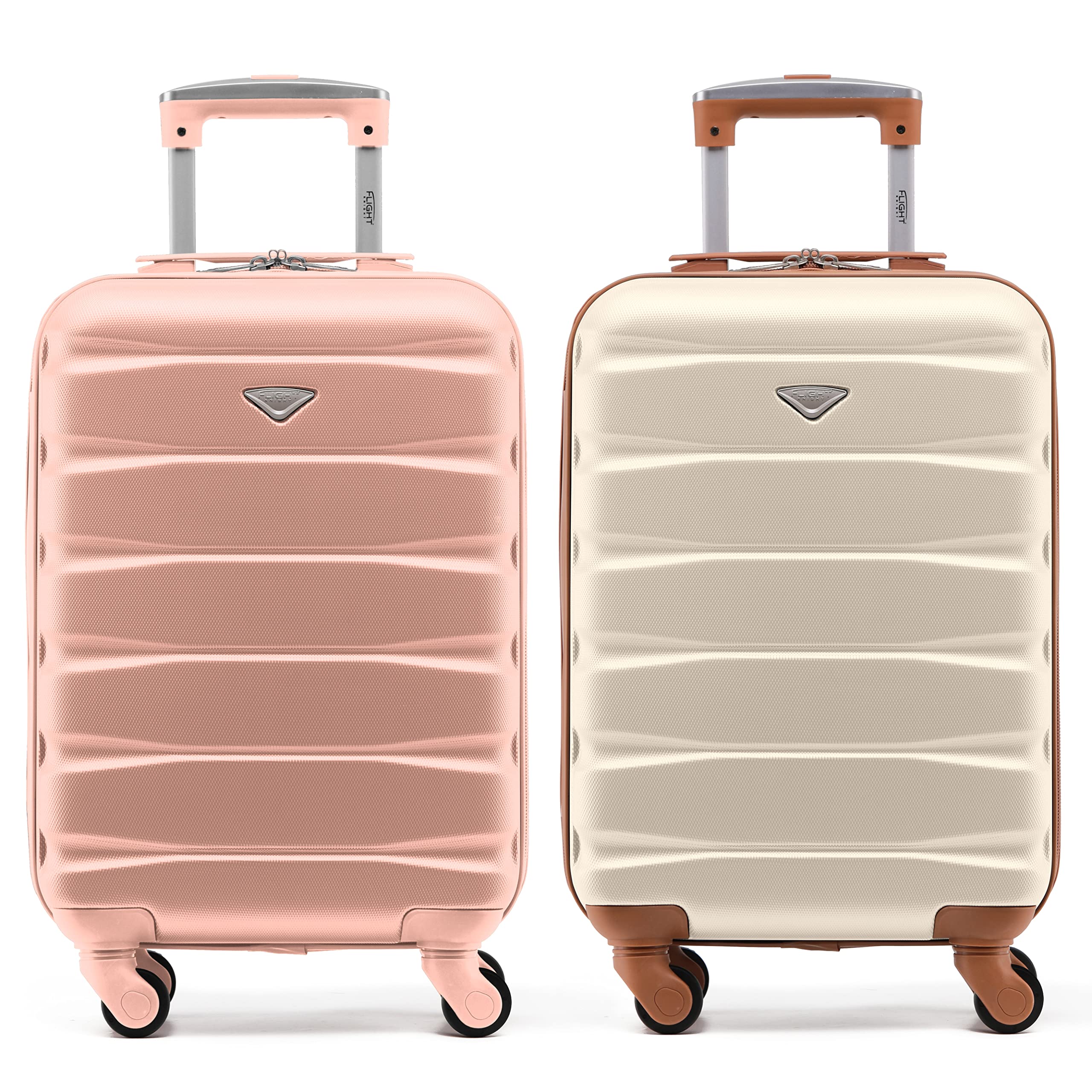 Flight Knight Suitcase Set of 2 Lightweight 4 Wheel ABS Hard Case Cabin Carry On Hand Luggage Approved for Over 100 Airlines Including easyJet, British Airways, Ryanair & Many More 55x35x20cm — view 11