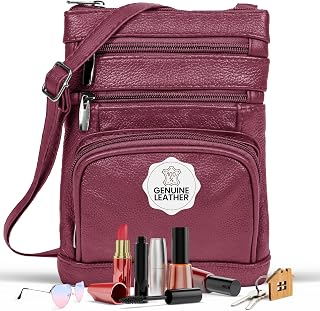 Krediz Leather Crossbody Adjustable Durable