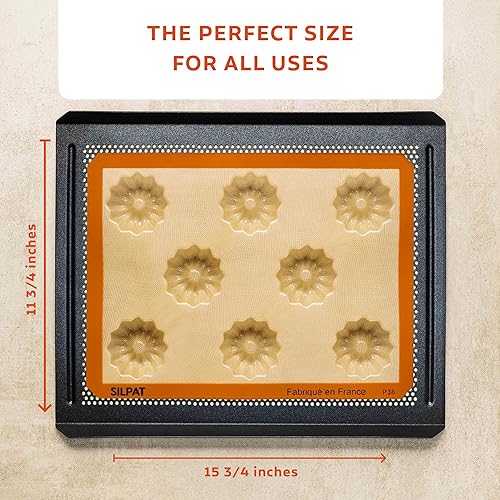 Miniatura 3 de Silpat Los moldes originales para hornear Mini-Brioche Caramelo y Naranja