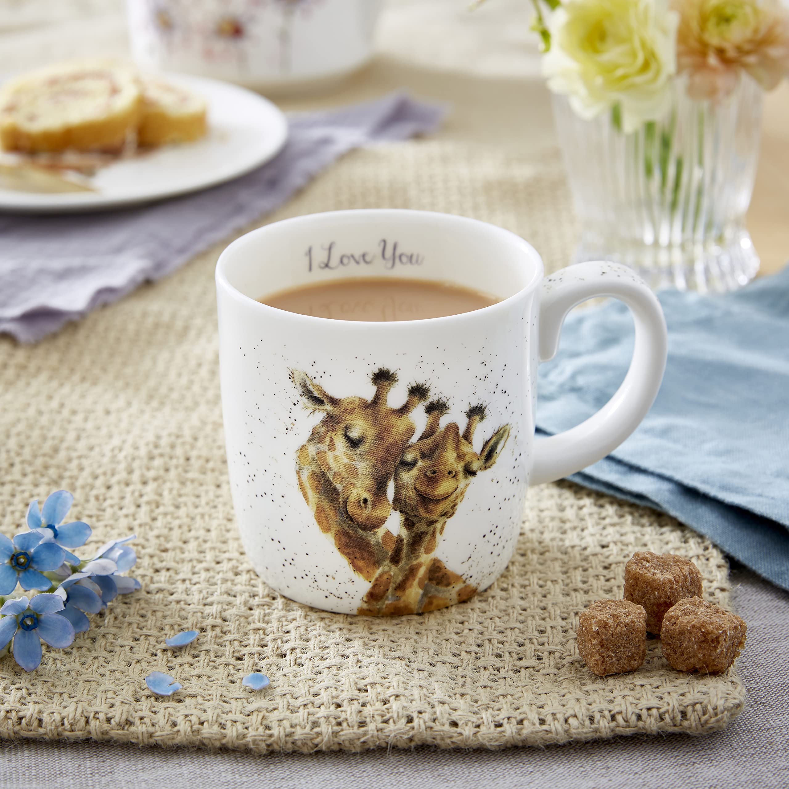 Wrendale Designs "I Love You Single Mug, Multi Coloured, Large - Image 4