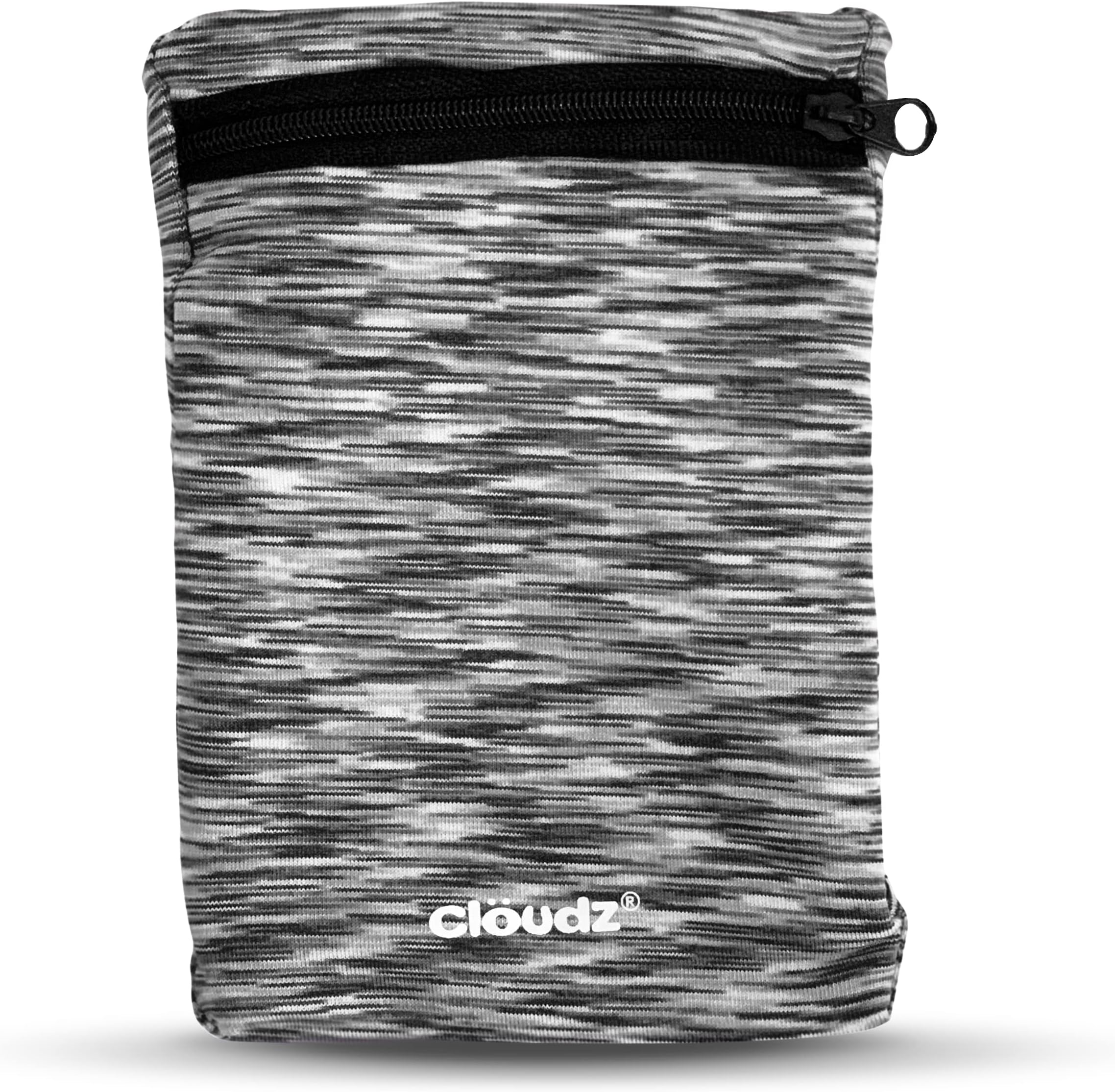 CloudzCloudz (2 Pocket RFID Wrist Wallet - Black & White